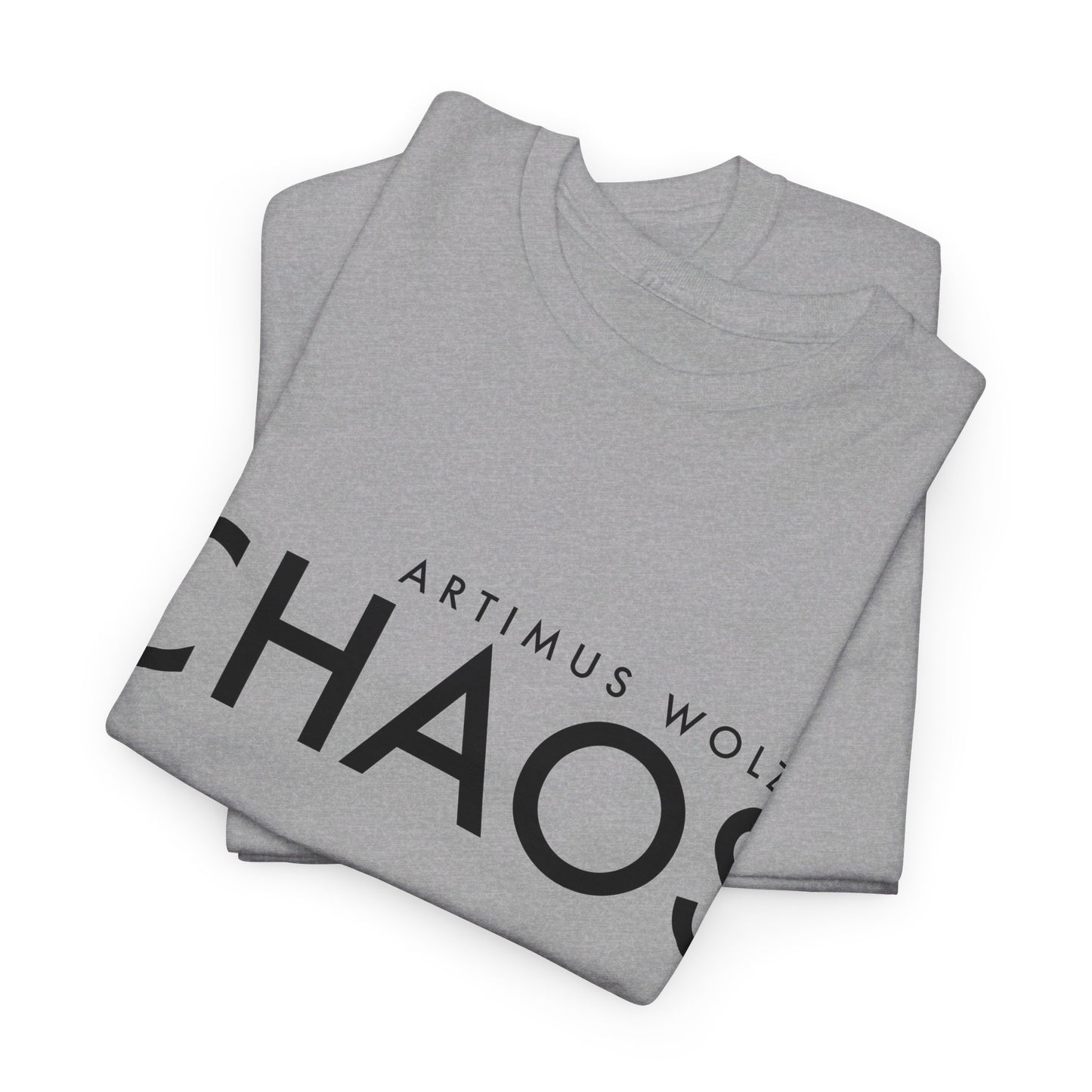 Chaos Black Logo Crew Neck Tee