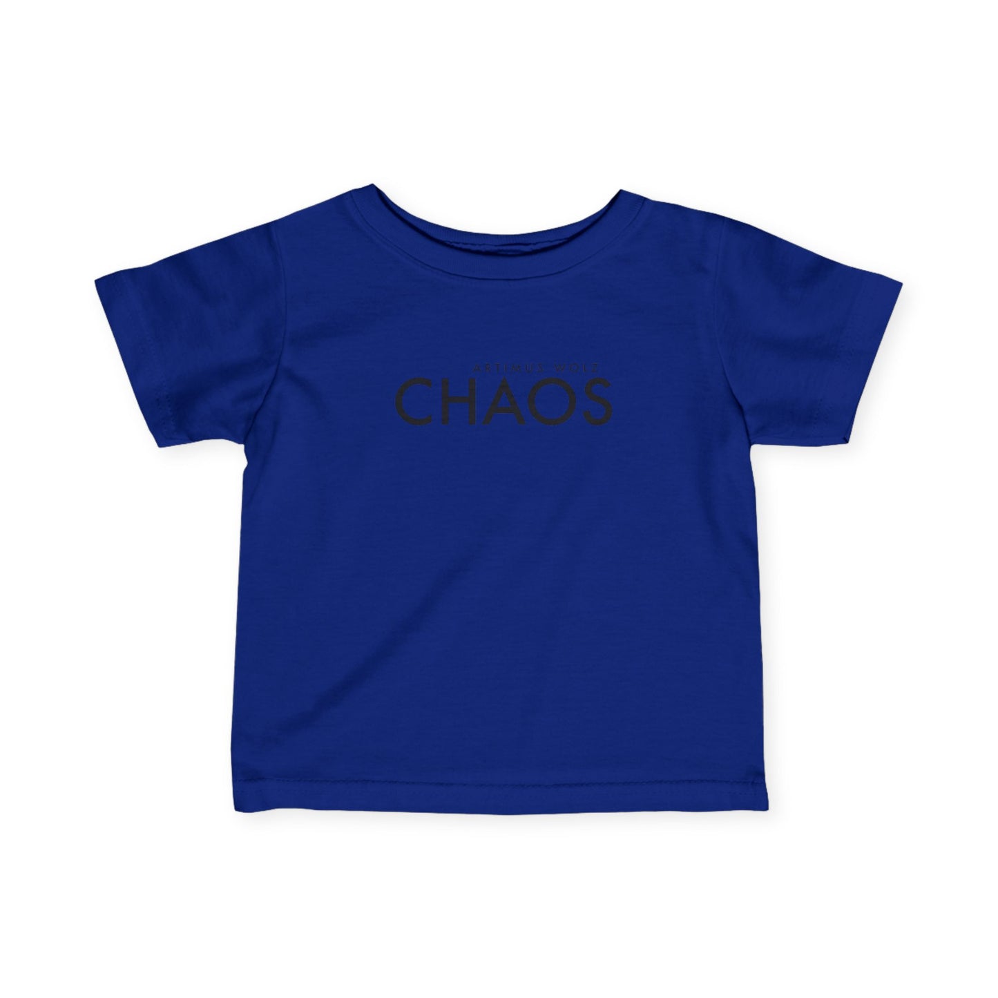 Artimus Wolz Chaos Baby Fine Jersey Tee (Black Logo)