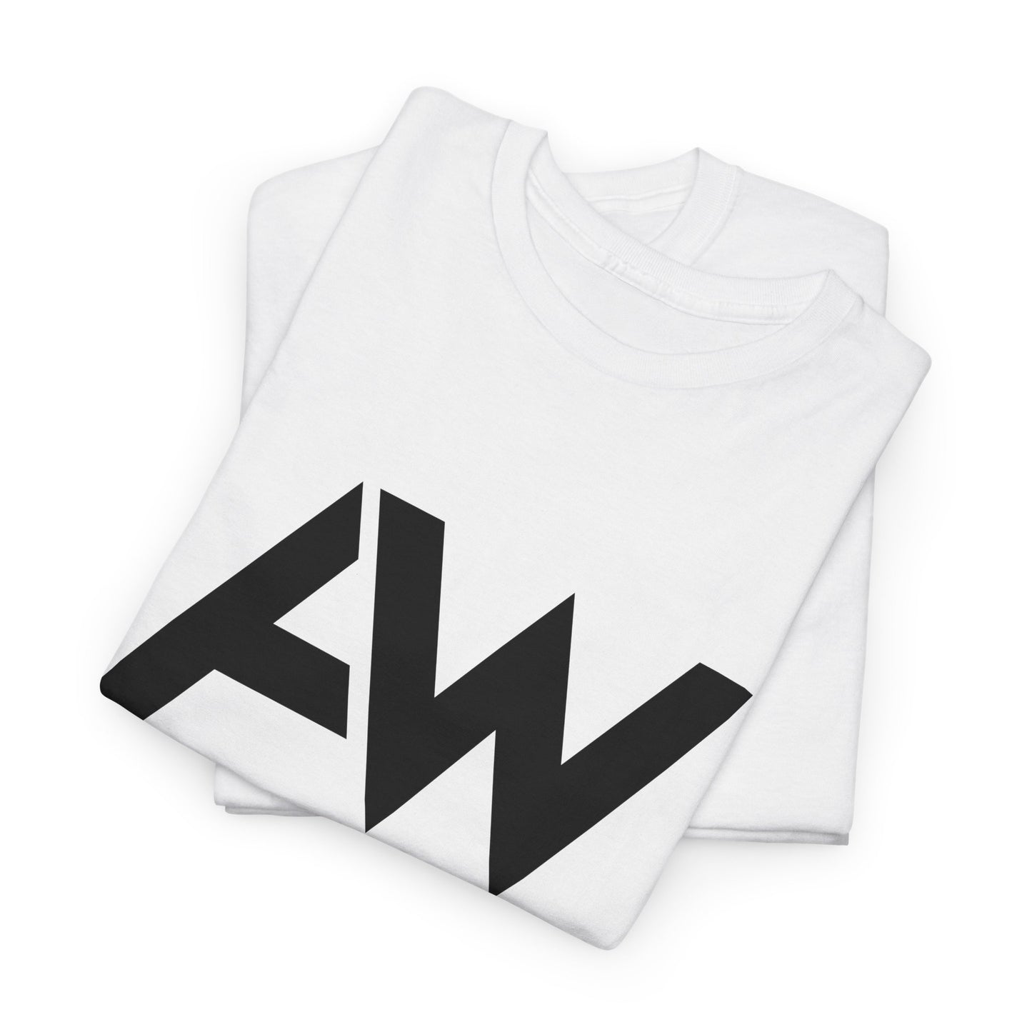 AW Black Logo Crew Neck Tee