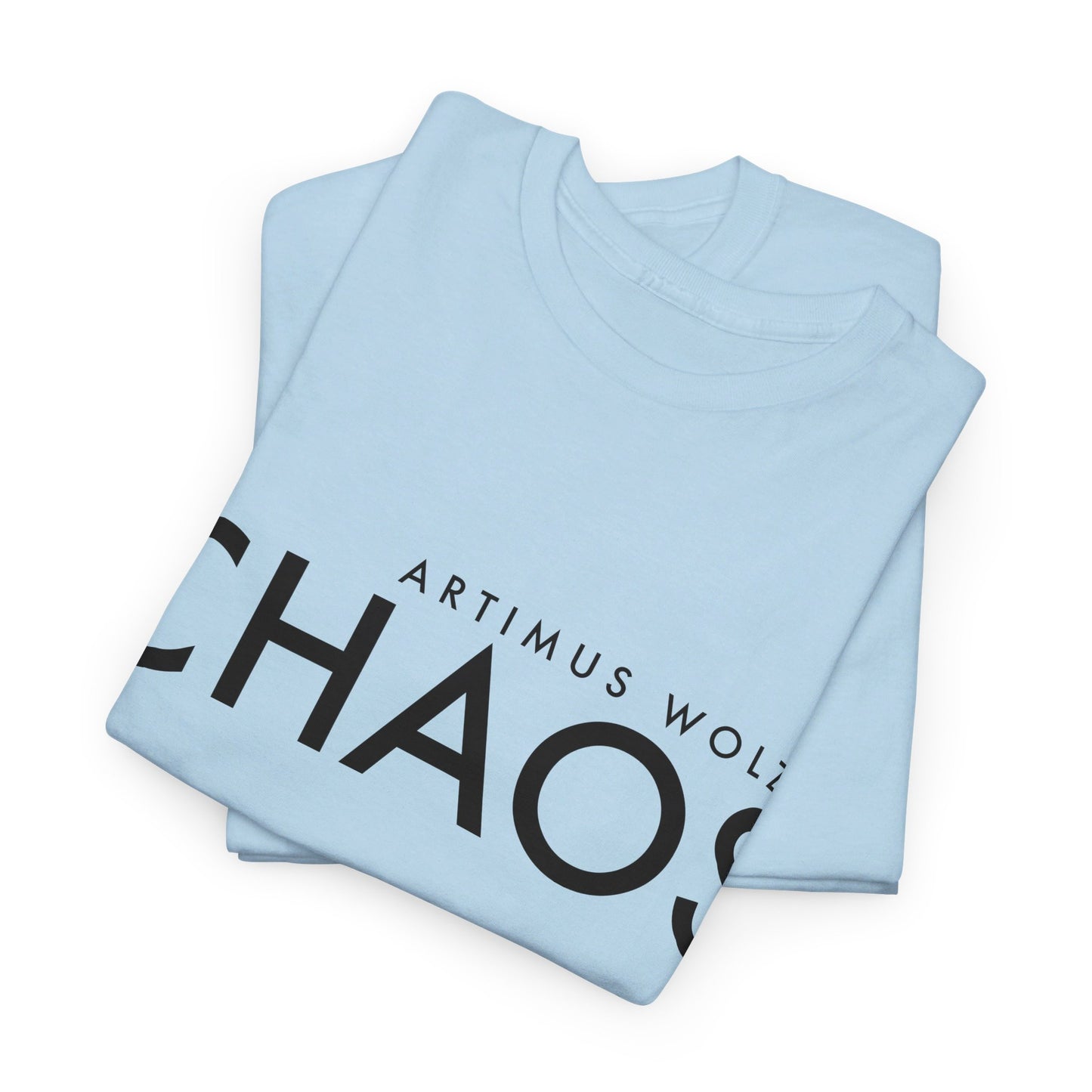 Chaos Black Logo Crew Neck Tee