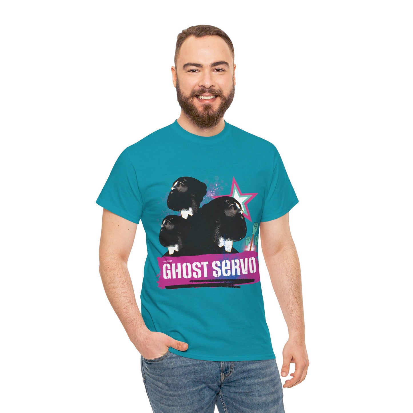 Ghost Servo Vanity Crew Neck Tee