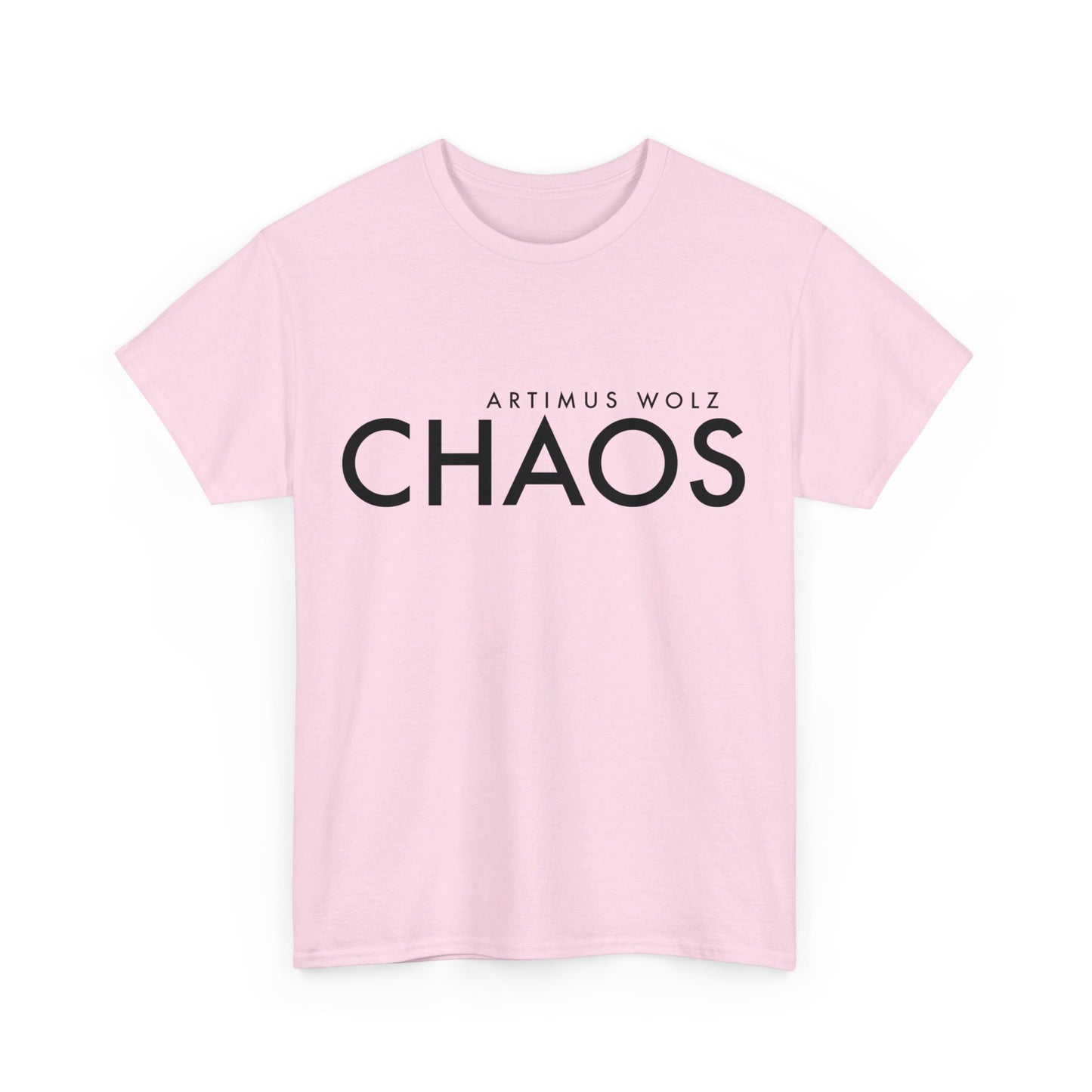 Chaos Black Logo Crew Neck Tee