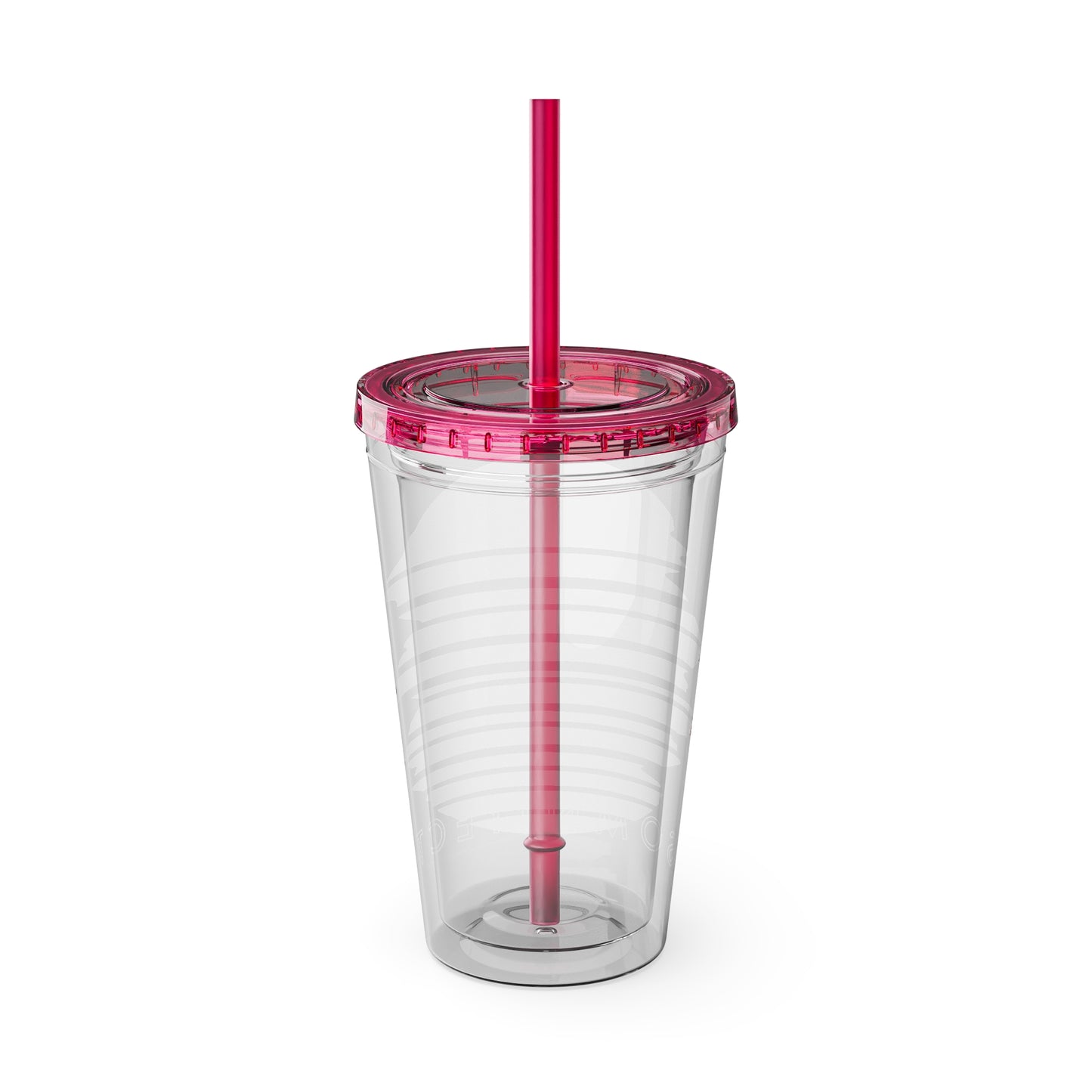 SOMNITECT Vaporwave Sunsplash Tumbler with Straw, 16oz