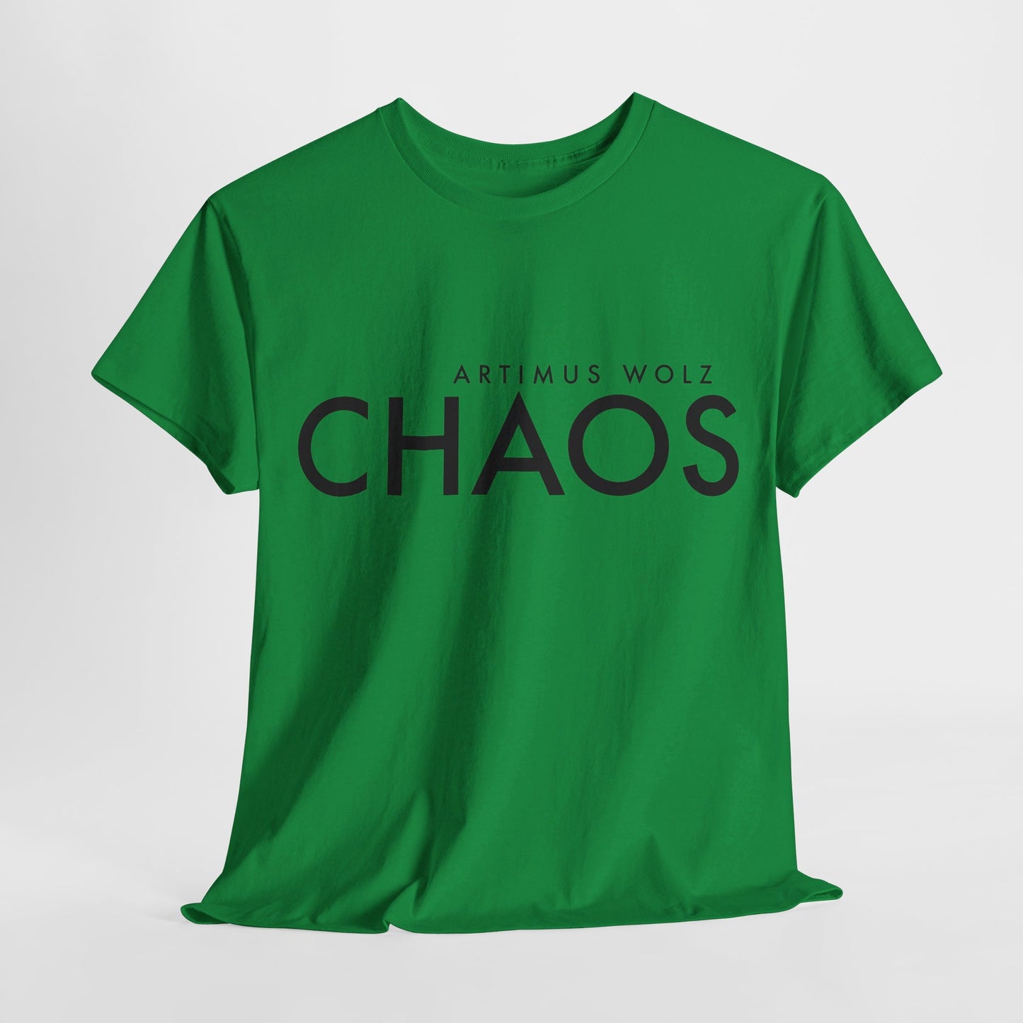 Chaos Black Logo Crew Neck Tee