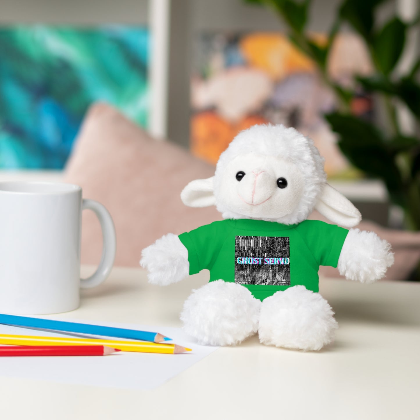 Ghost Servo Stuffed Animals with Tee