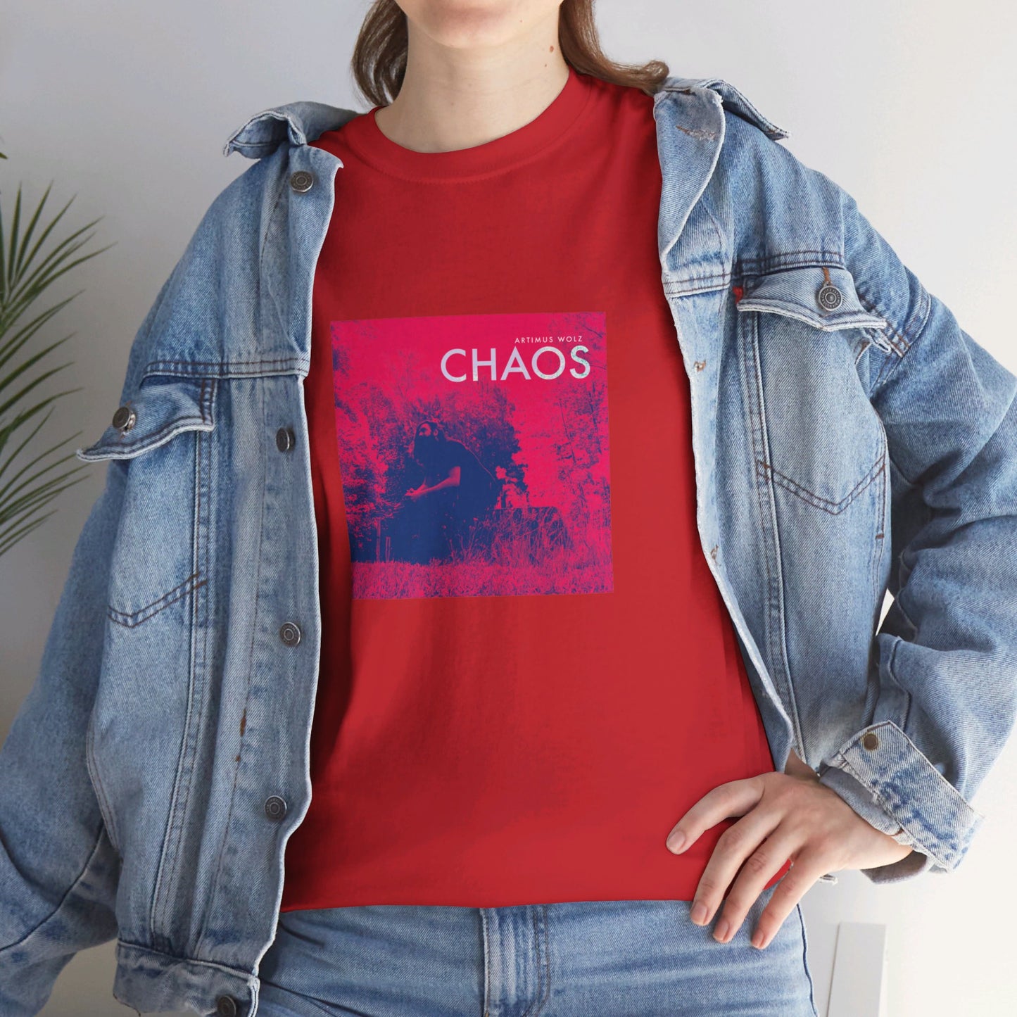 Chaos Album Art Crew Neck Tee