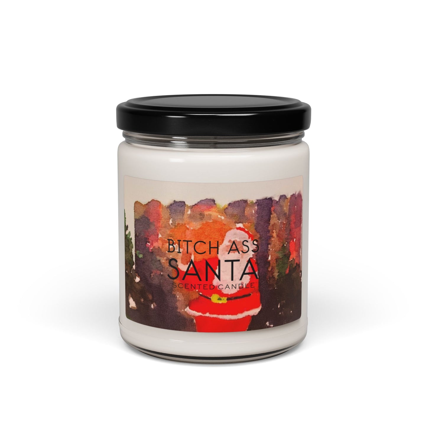 Bitch-Ass Santa Soy Candle, 9oz