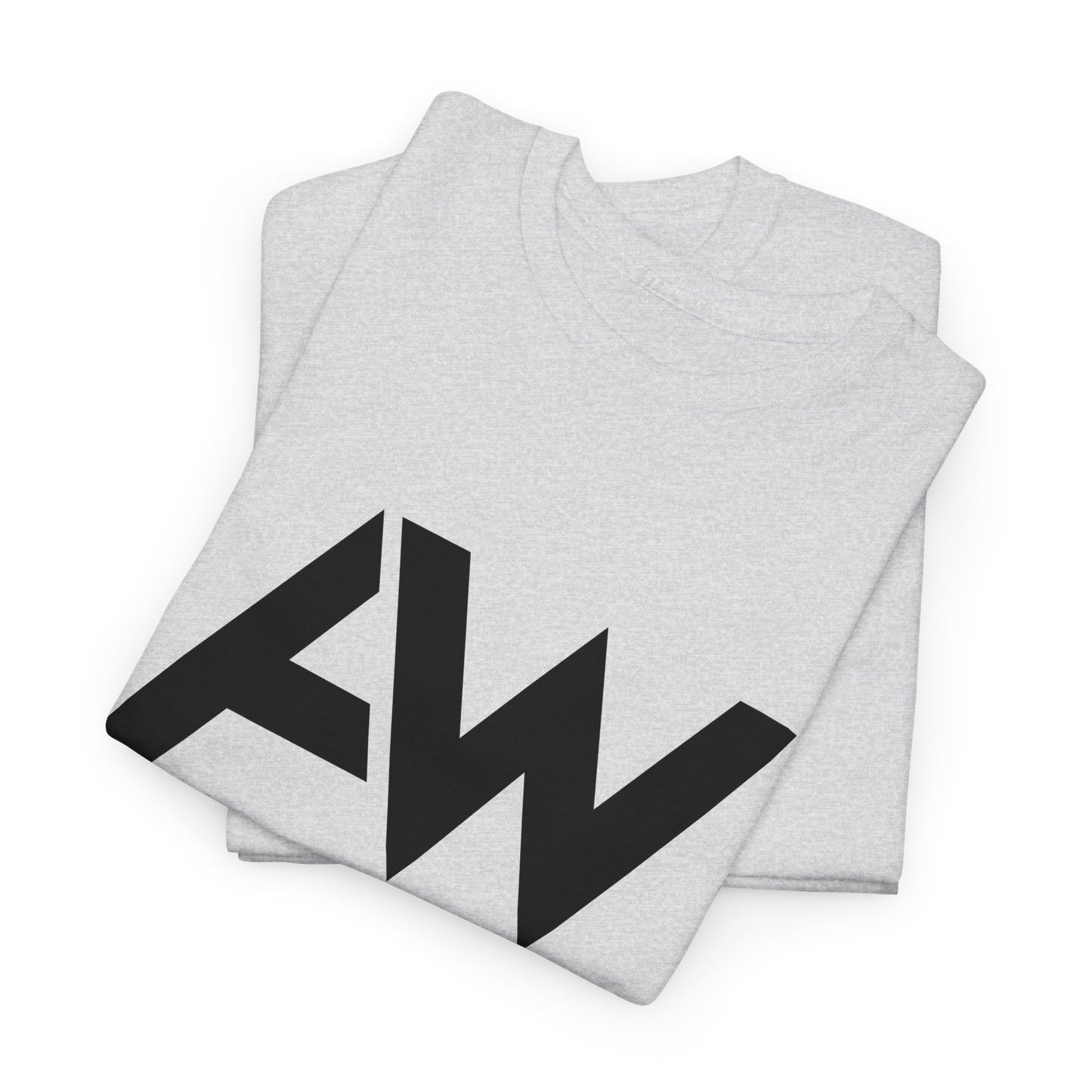 AW Black Logo Crew Neck Tee