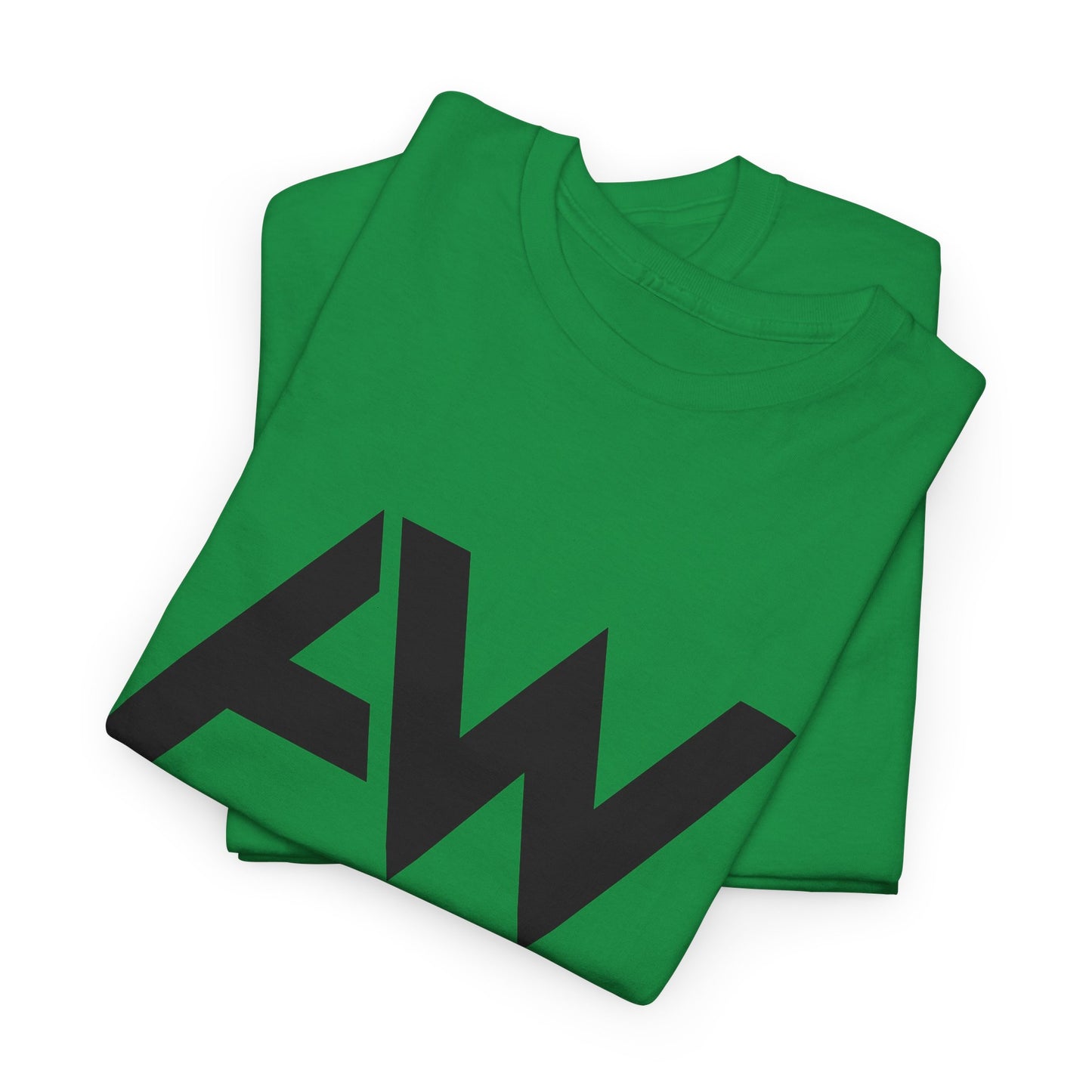 AW Black Logo Crew Neck Tee