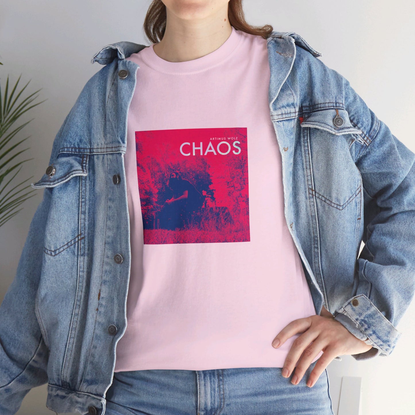 Chaos Album Art Crew Neck Tee