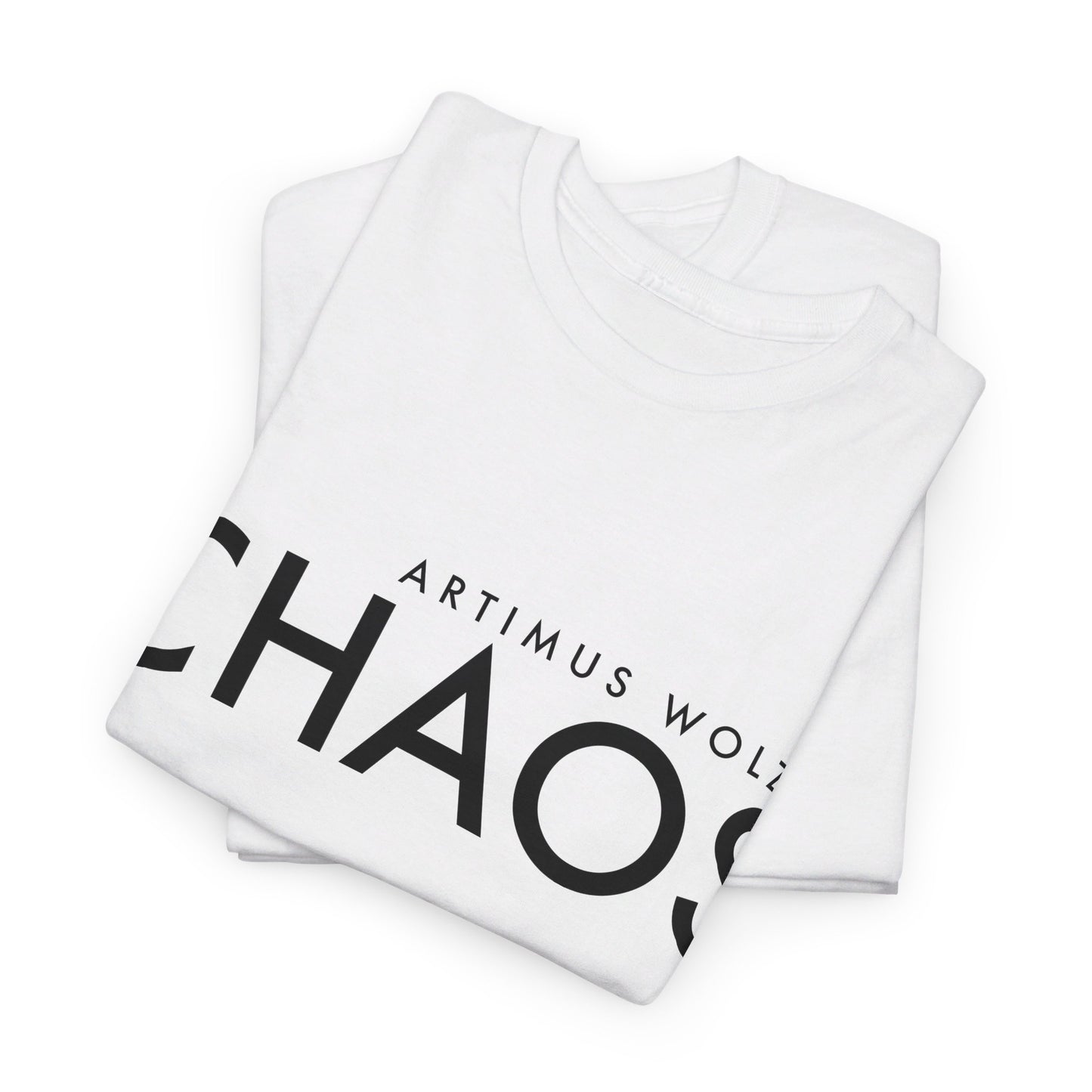 Chaos Black Logo Crew Neck Tee