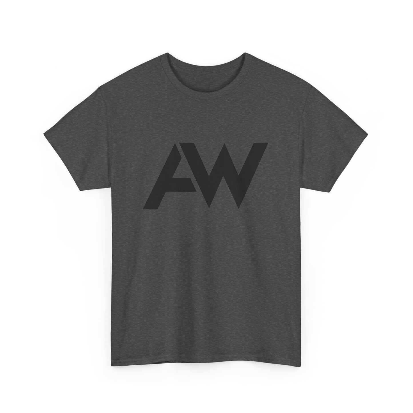 AW Black Logo Crew Neck Tee