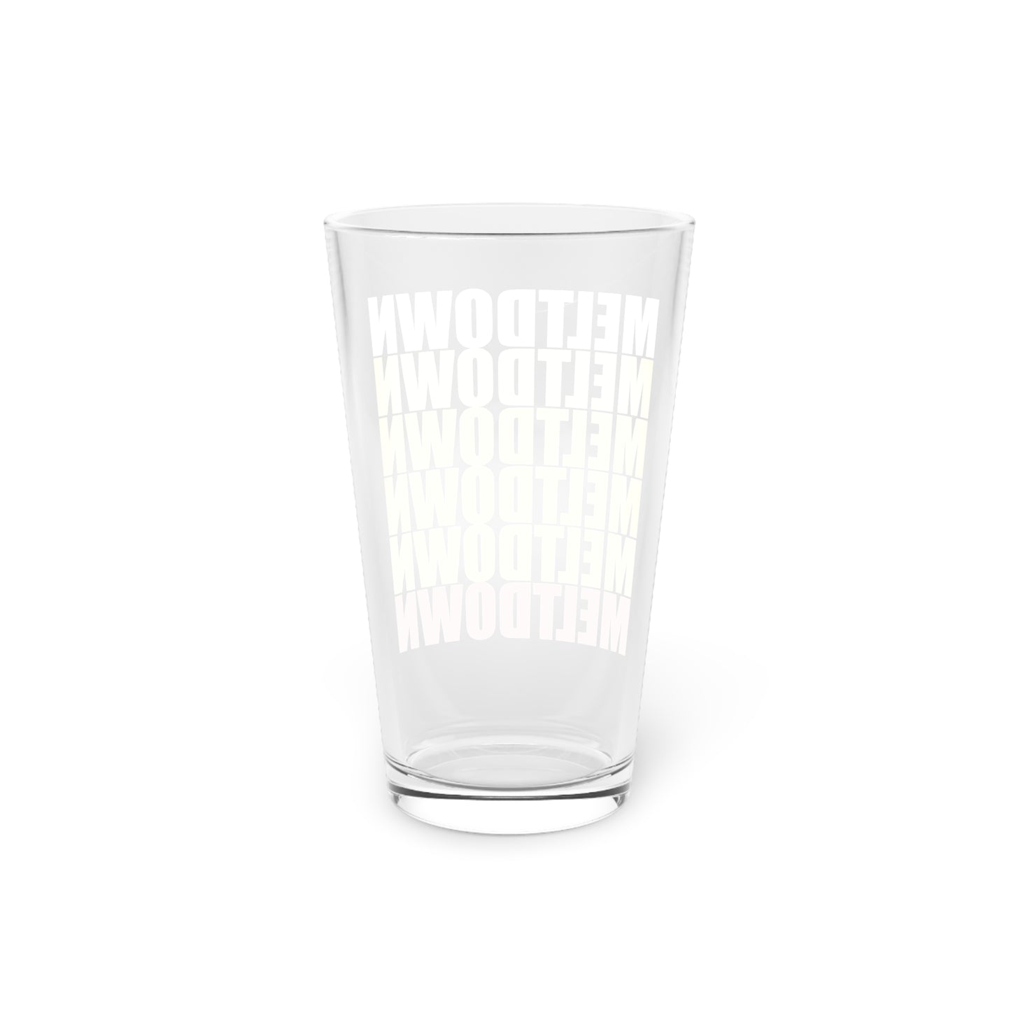 Meltdown Pint Glass, 16oz