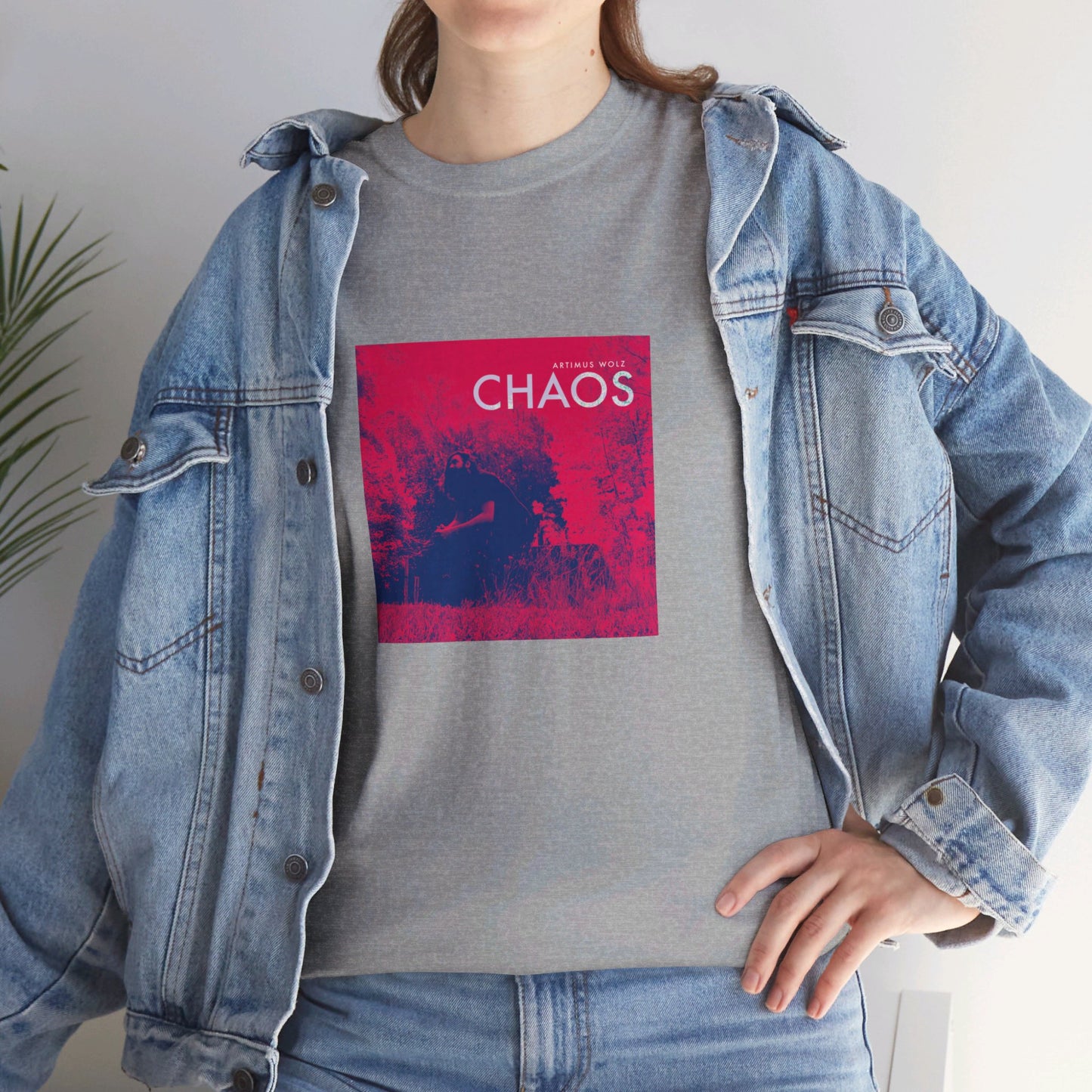 Chaos Album Art Crew Neck Tee