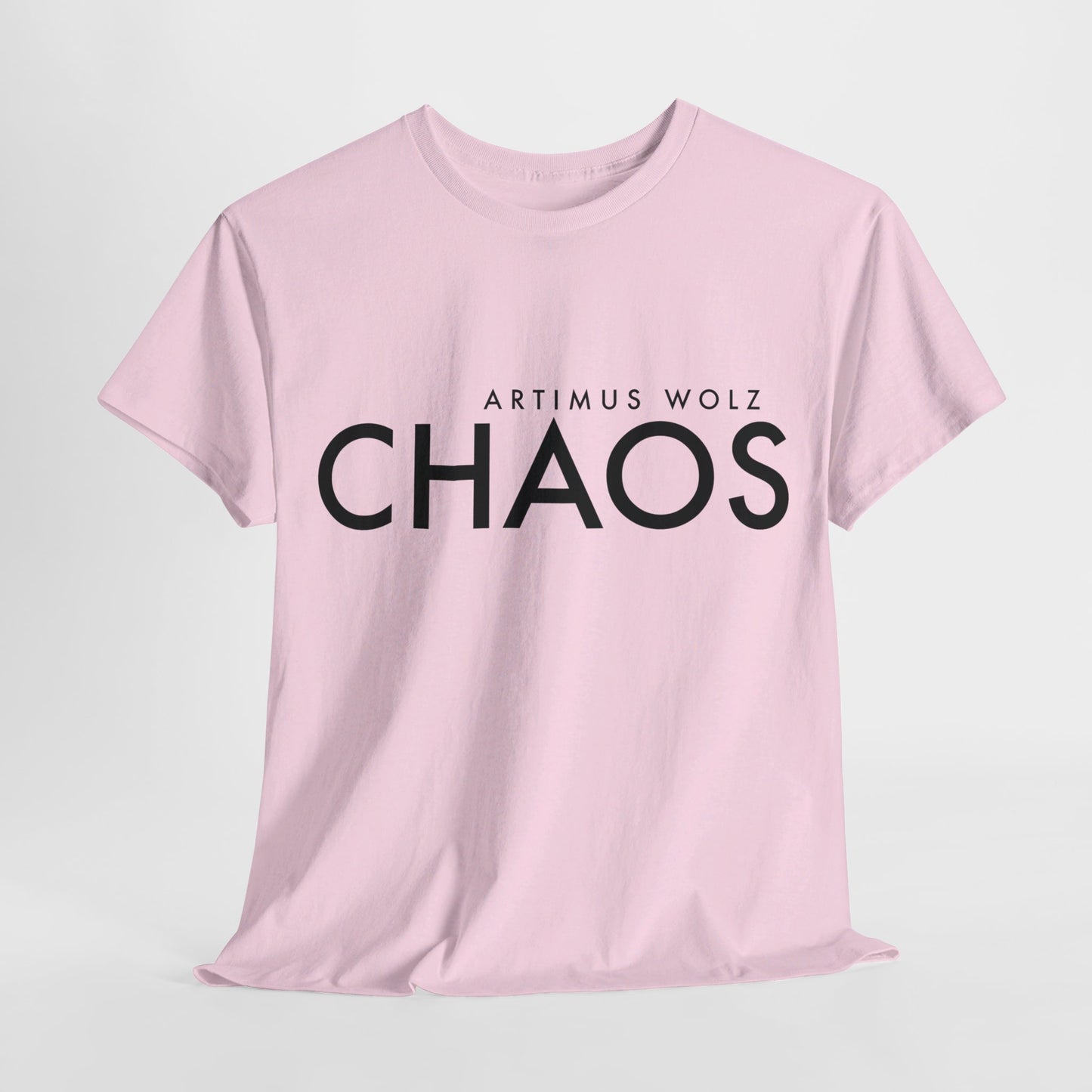 Chaos Black Logo Crew Neck Tee