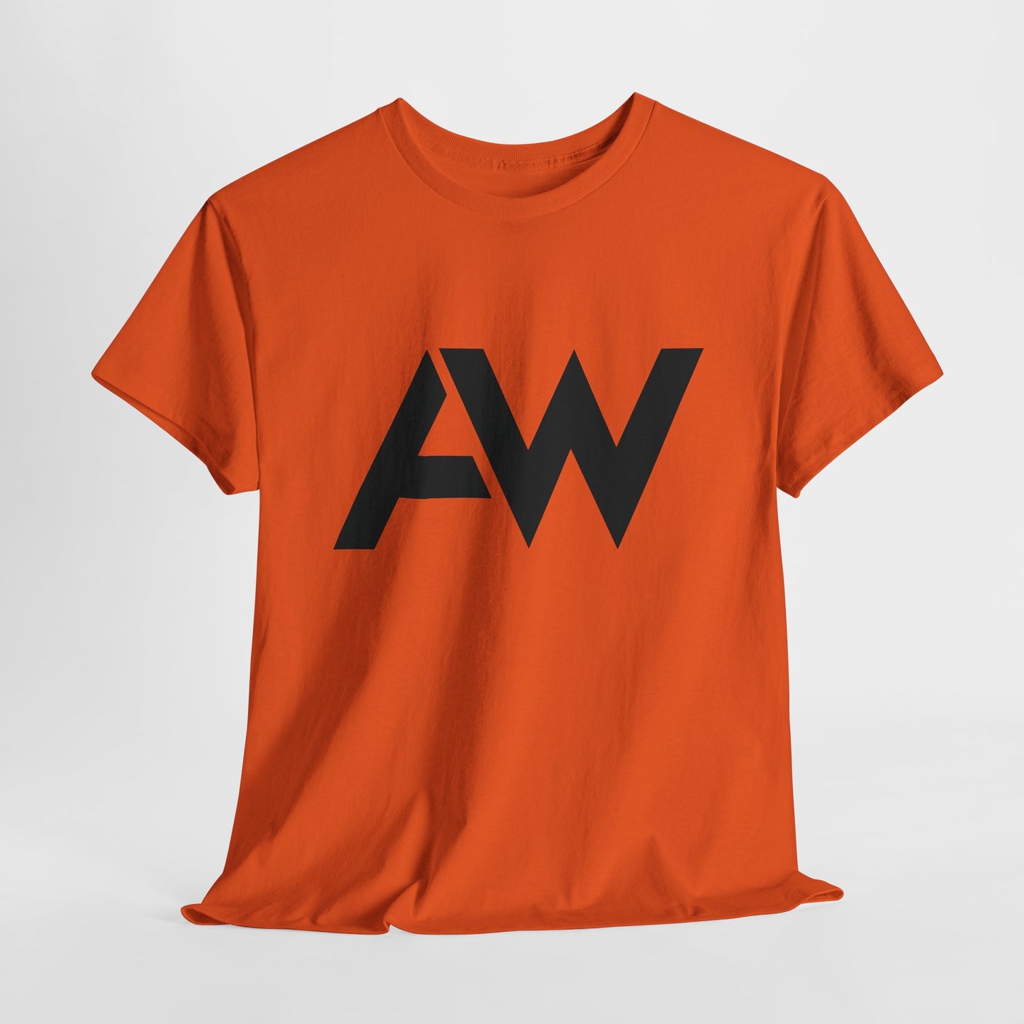 AW Black Logo Crew Neck Tee