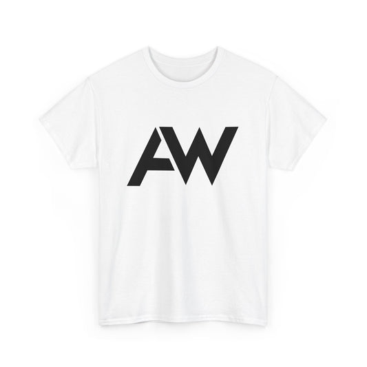 AW Black Logo Crew Neck Tee