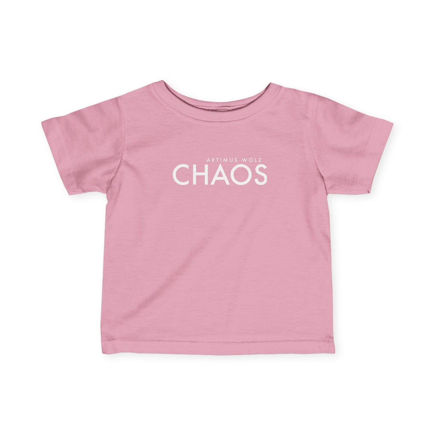 Artimus Wolz Chaos Baby Fine Jersey Tee (White Logo)