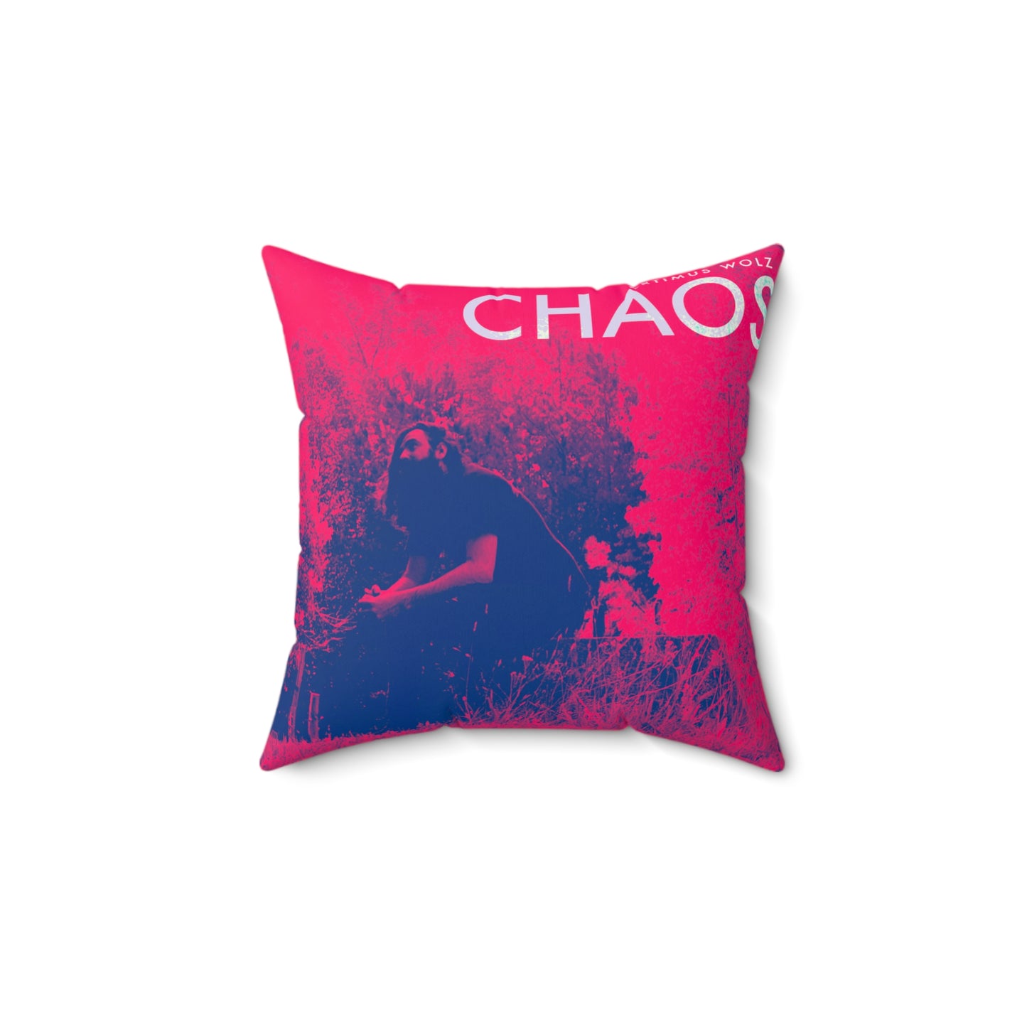 Artimus Wolz Chaos Spun Polyester Square Throw Pillow