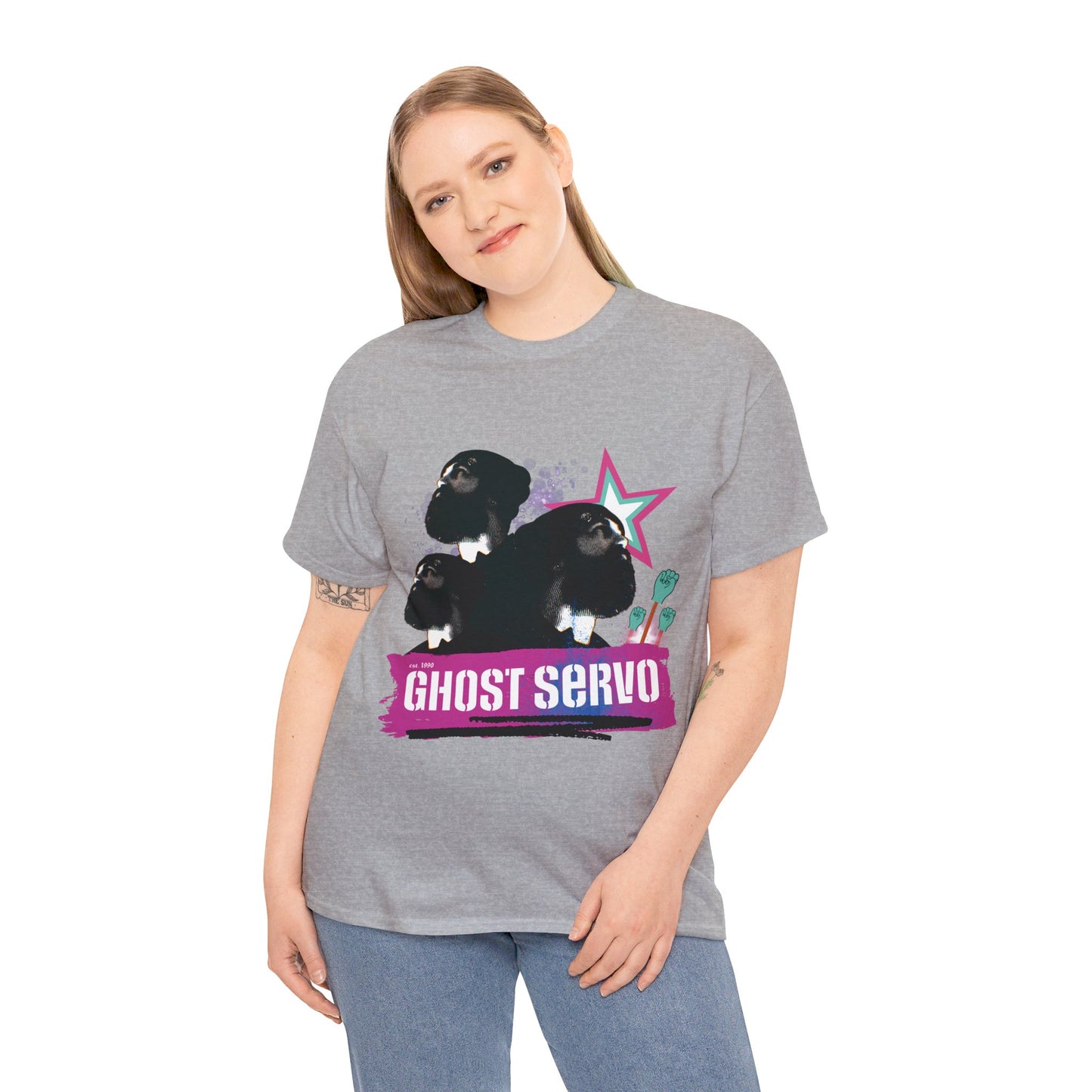 Ghost Servo Vanity Crew Neck Tee