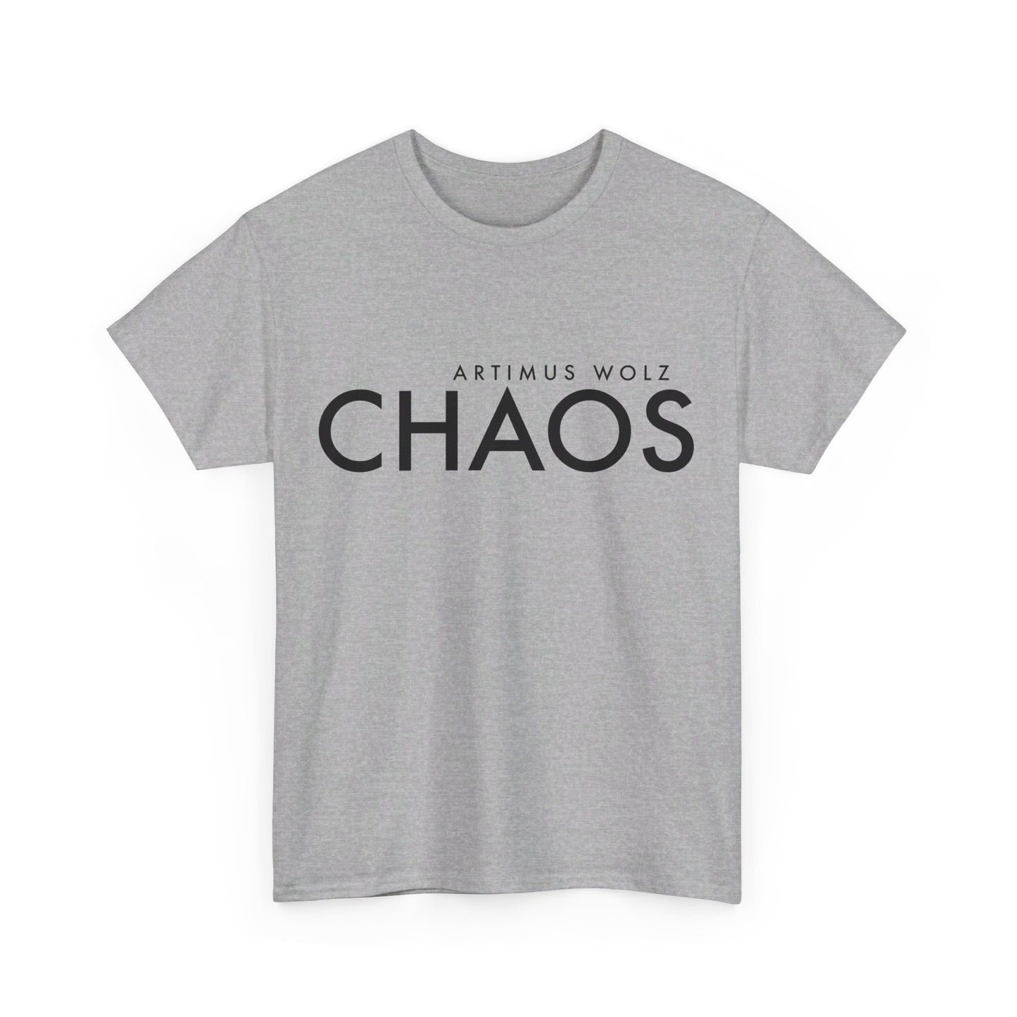 Chaos Black Logo Crew Neck Tee