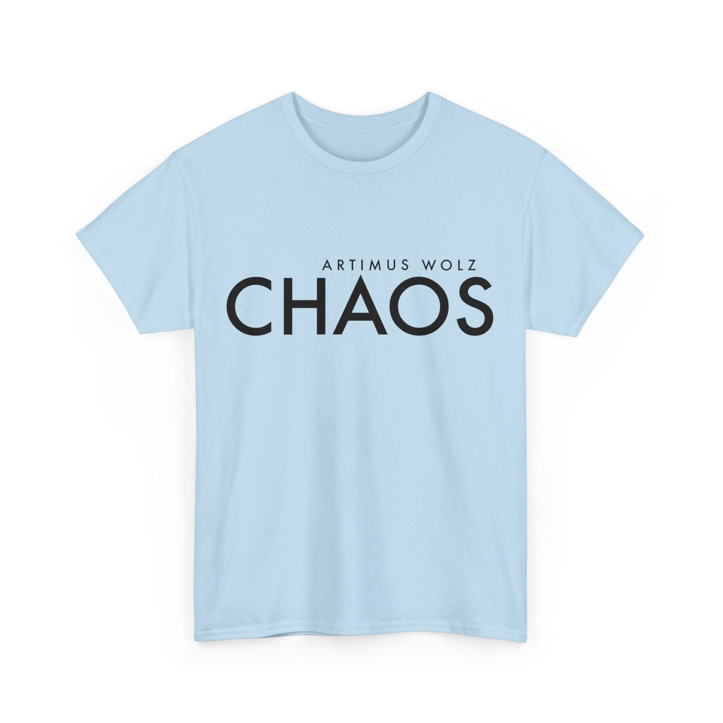 Chaos Black Logo Crew Neck Tee