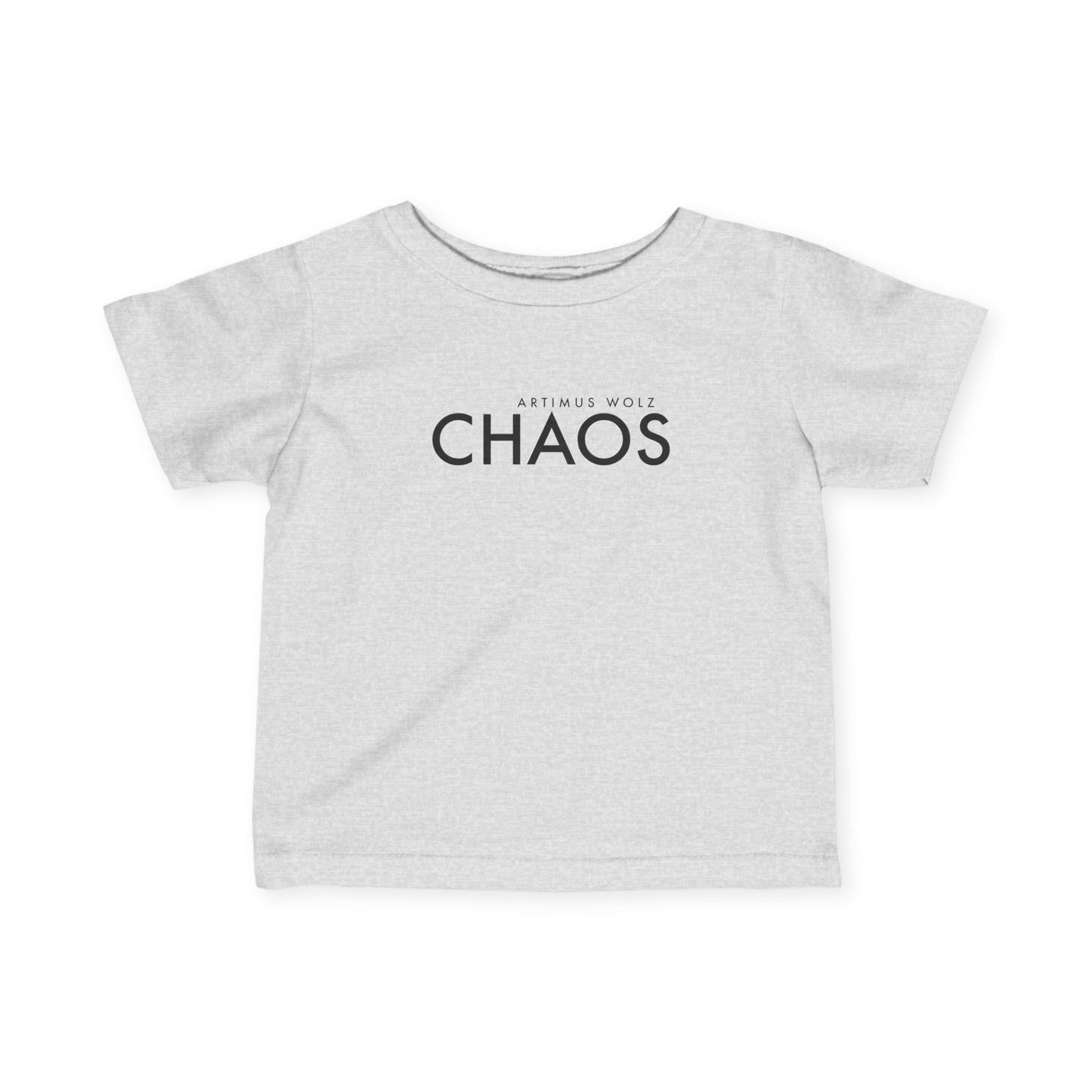 Artimus Wolz Chaos Baby Fine Jersey Tee (Black Logo)