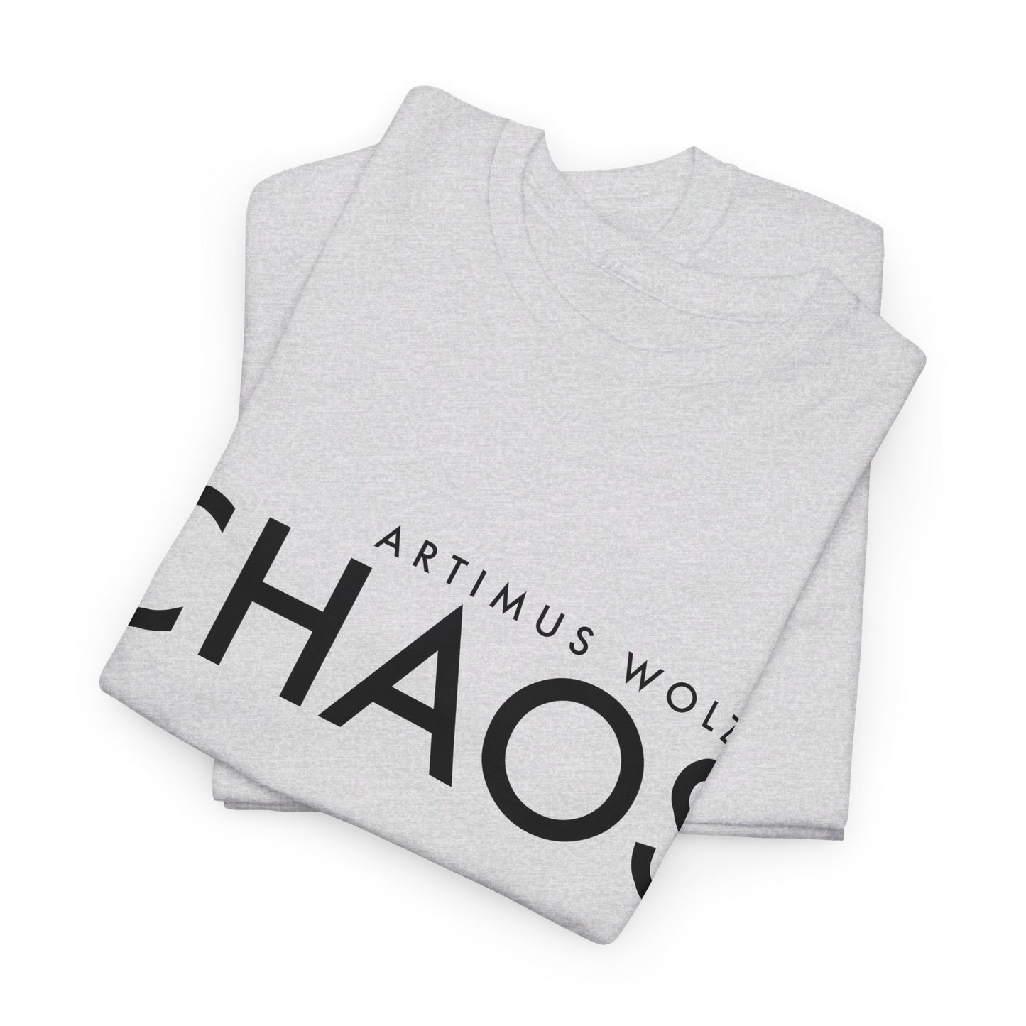 Chaos Black Logo Crew Neck Tee