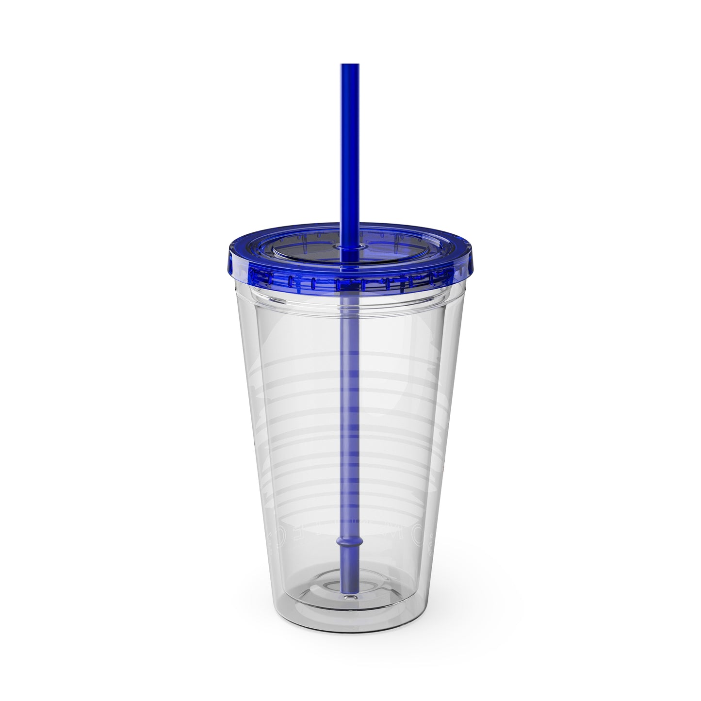 SOMNITECT Vaporwave Sunsplash Tumbler with Straw, 16oz