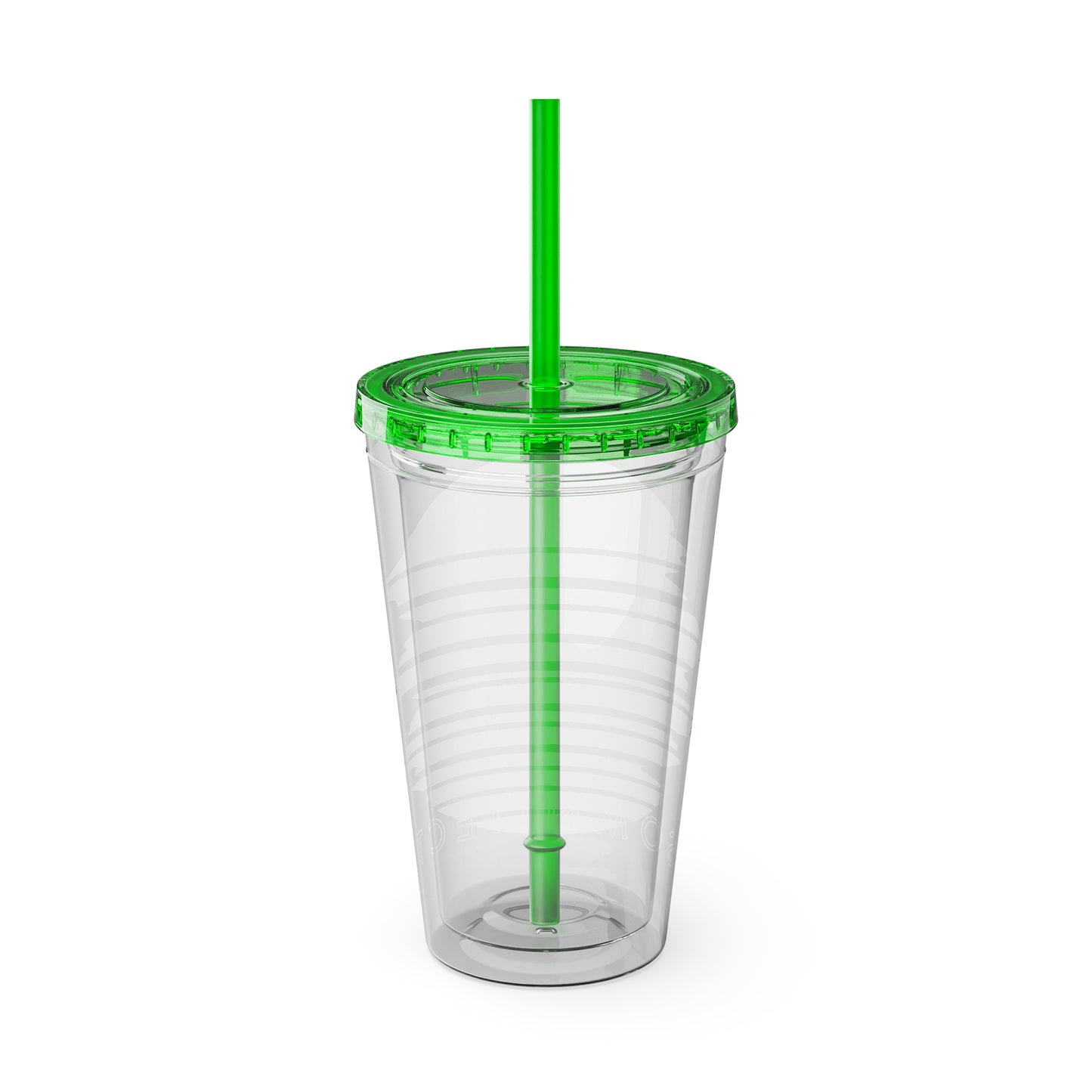 SOMNITECT Vaporwave Sunsplash Tumbler with Straw, 16oz