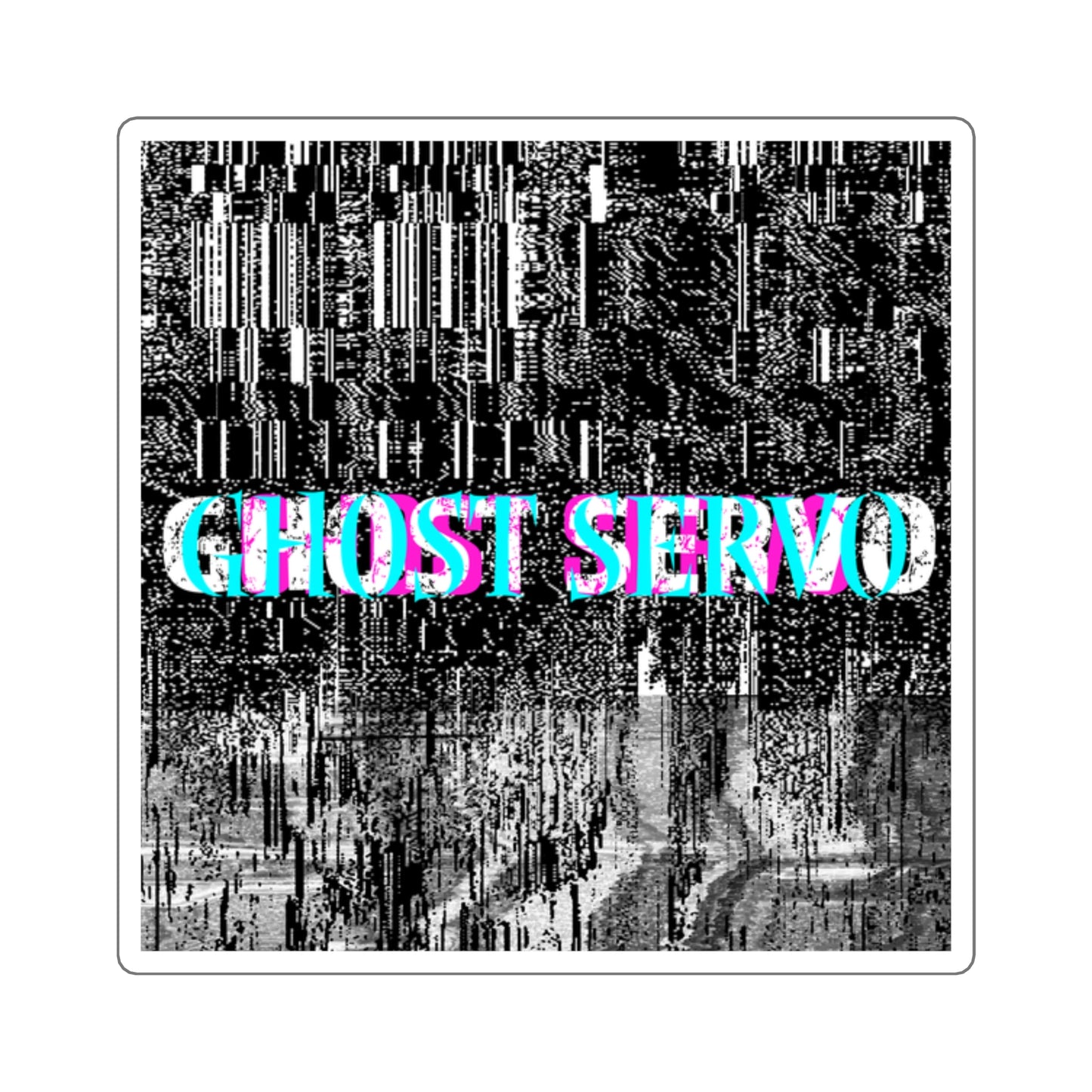 Ghost Servo Square Stickers