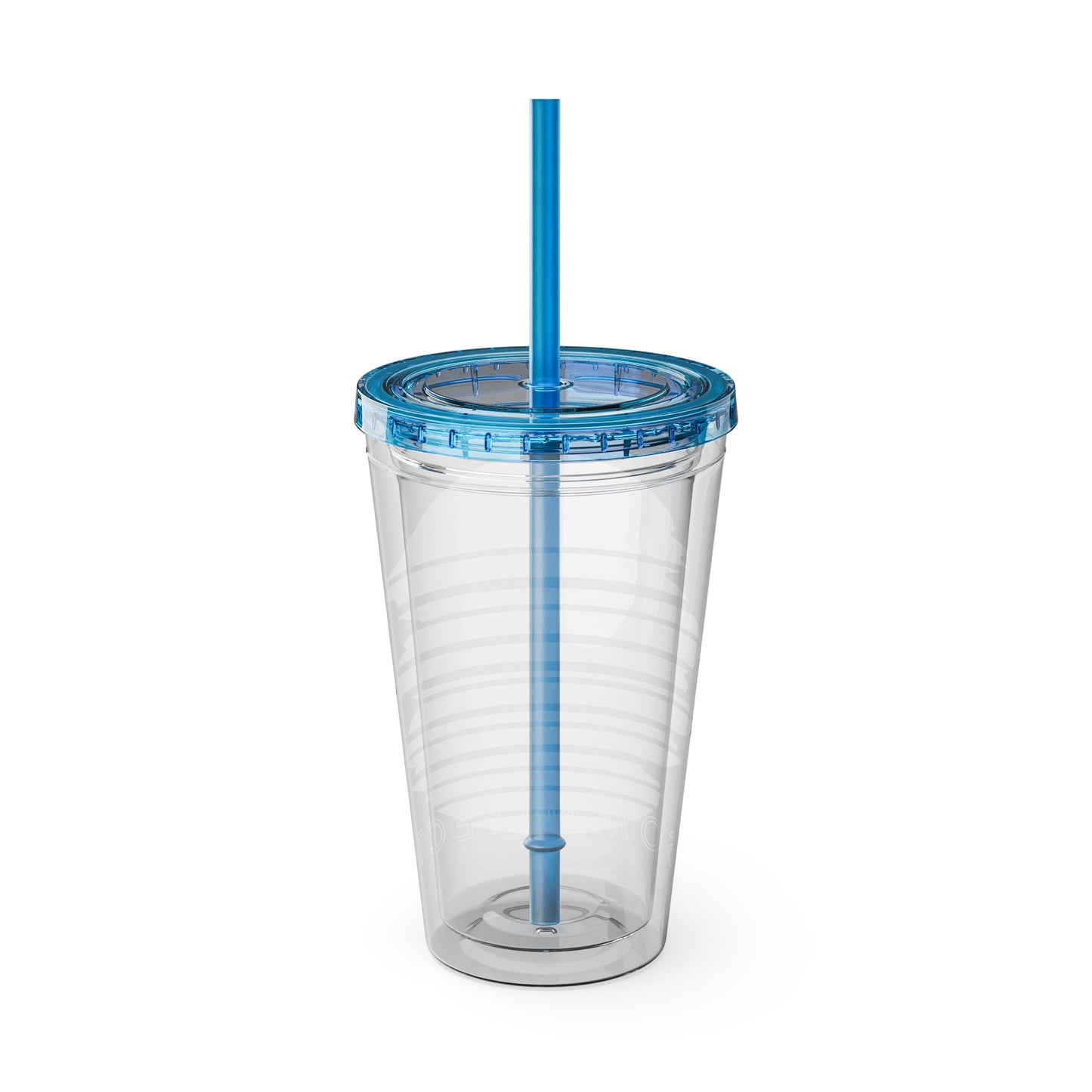 SOMNITECT Vaporwave Sunsplash Tumbler with Straw, 16oz