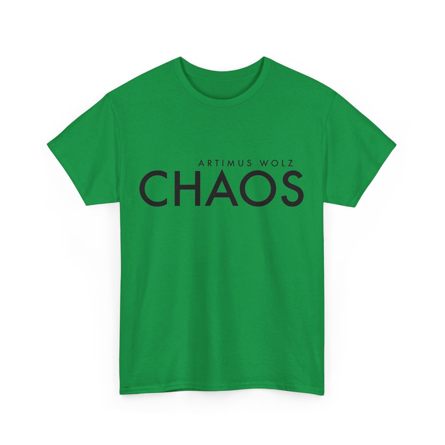 Chaos Black Logo Crew Neck Tee