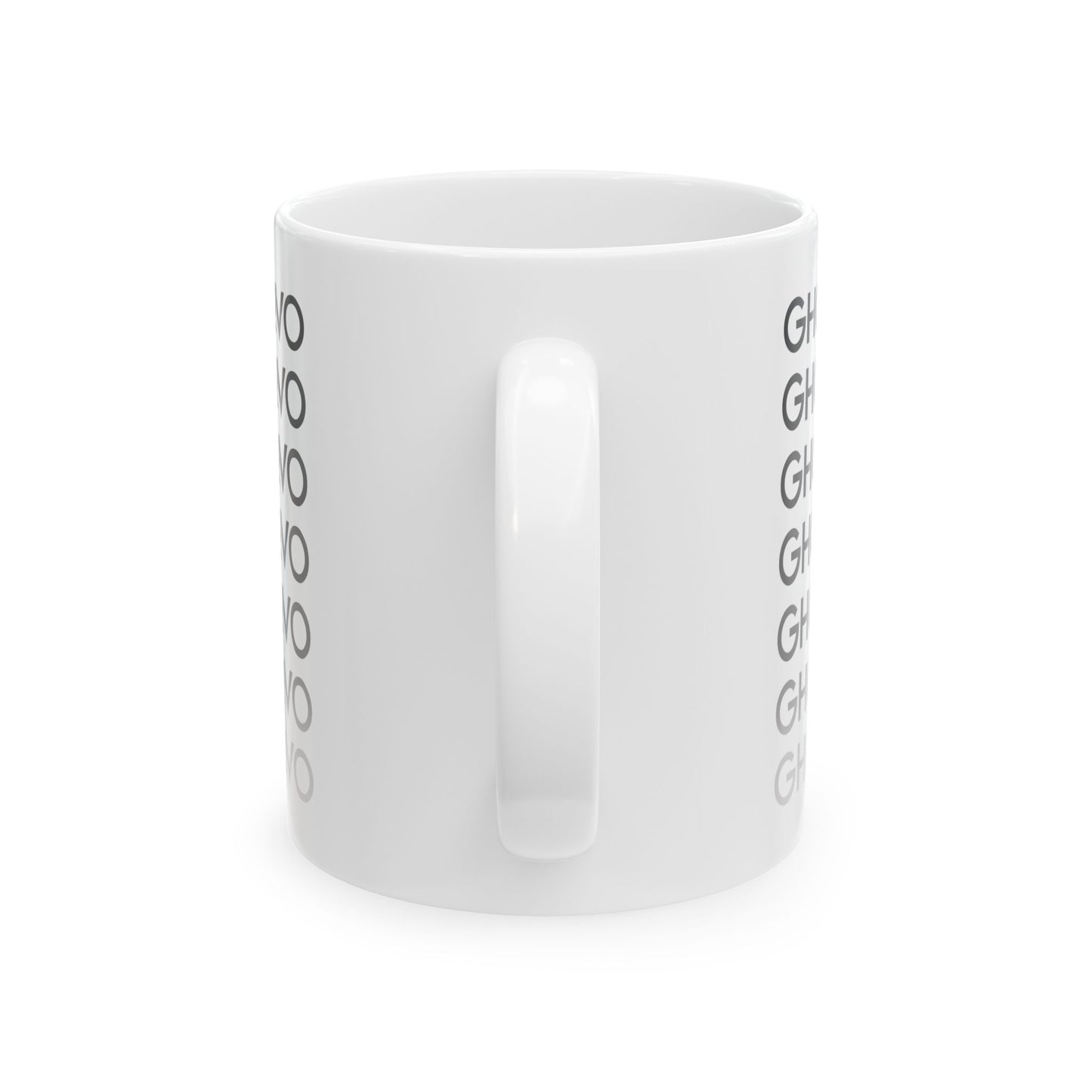 Ghost Servo Gray Ombre Fade Mug