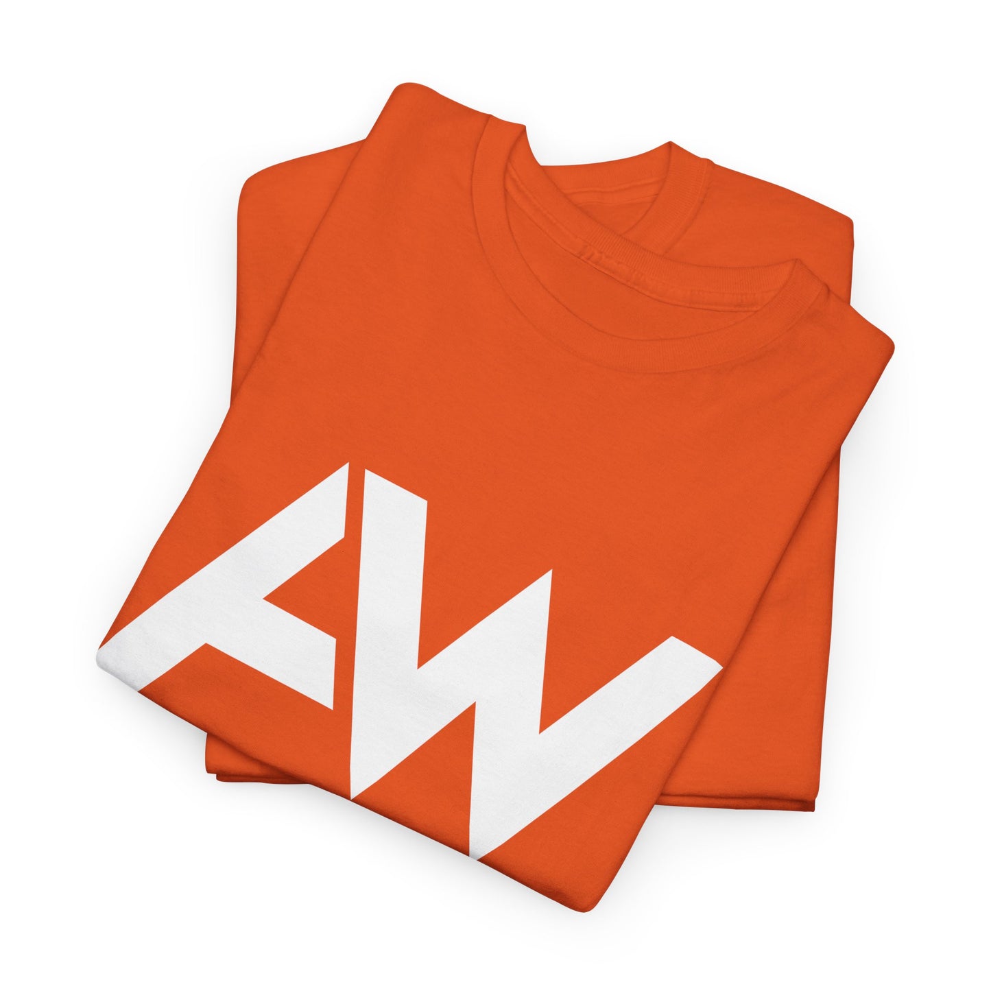 AW White Logo Crew Neck Tee