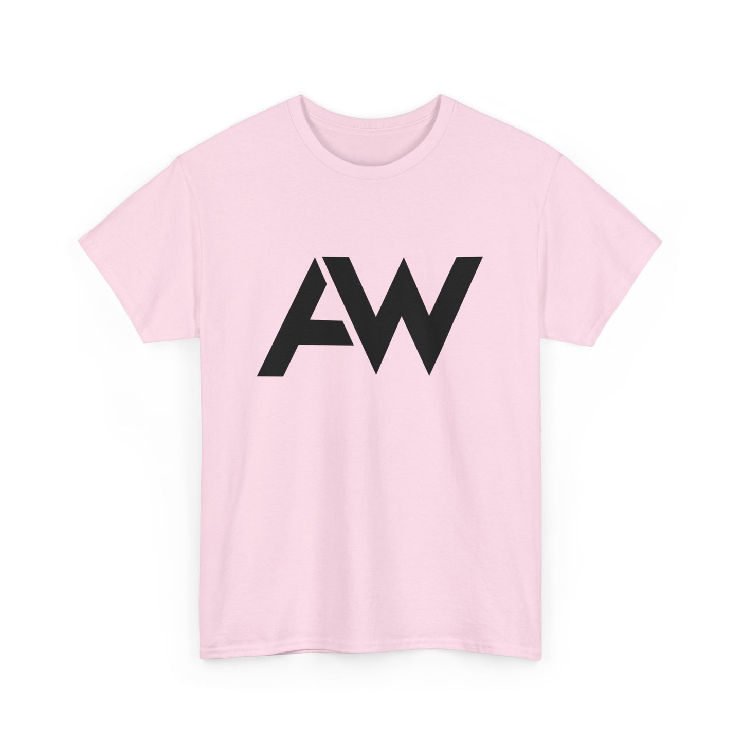 AW Black Logo Crew Neck Tee