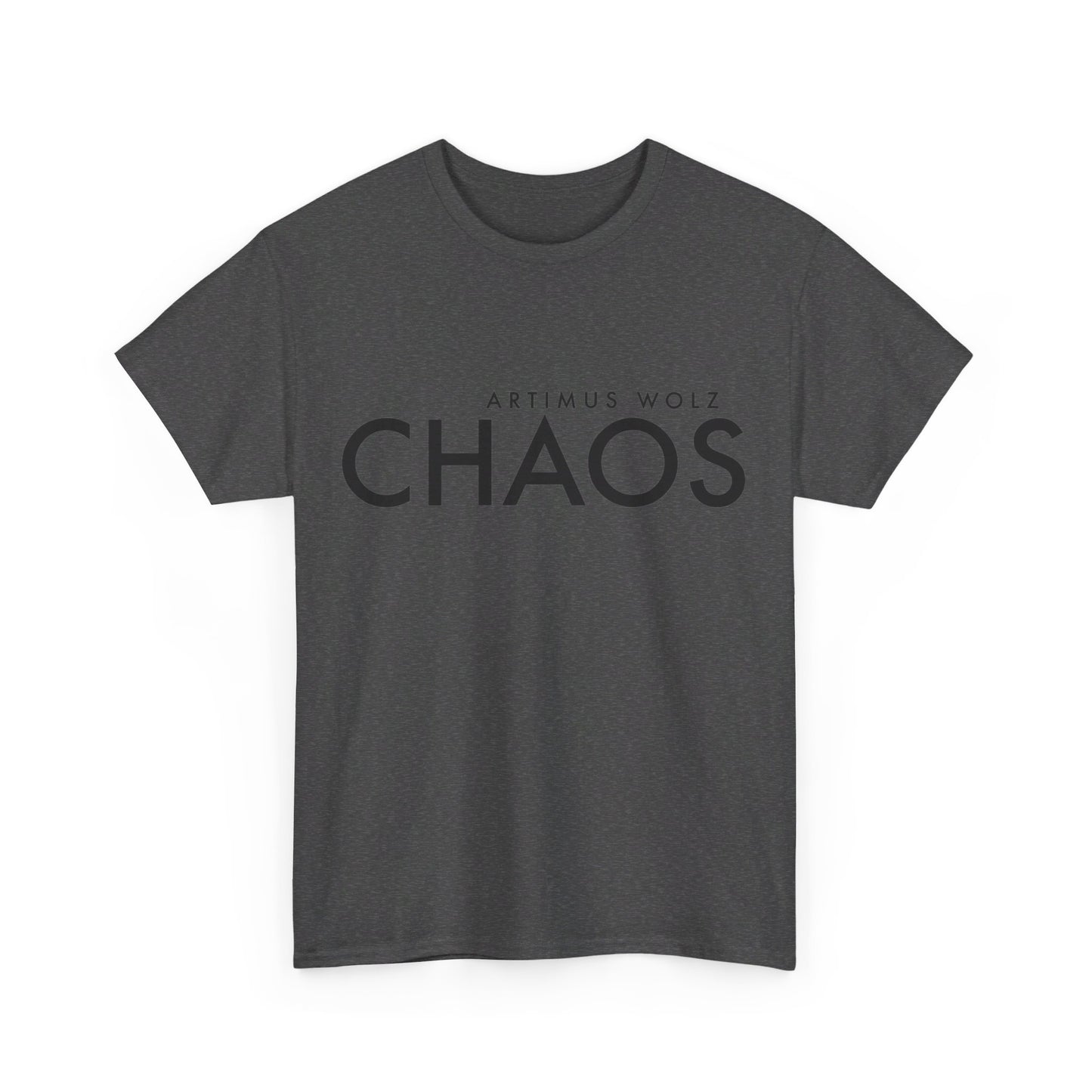 Chaos Black Logo Crew Neck Tee