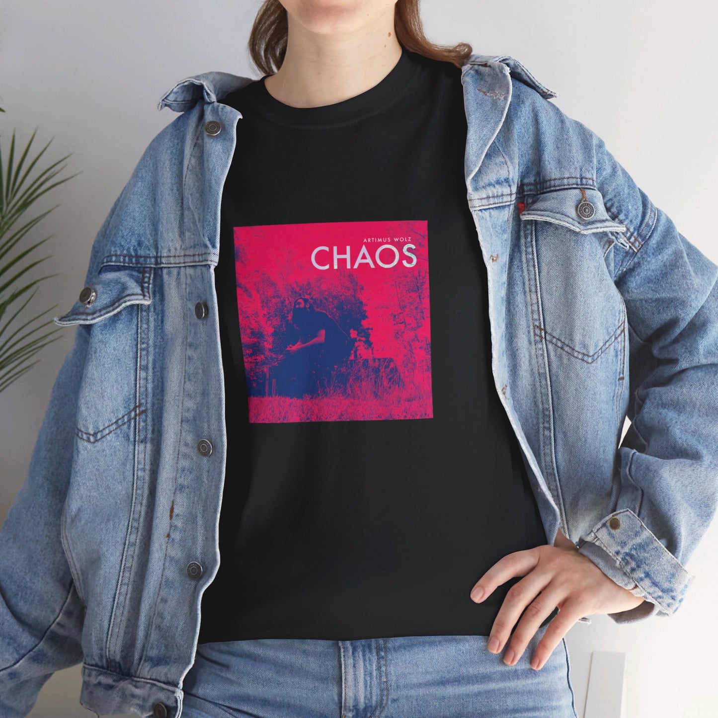 Chaos Album Art Crew Neck Tee