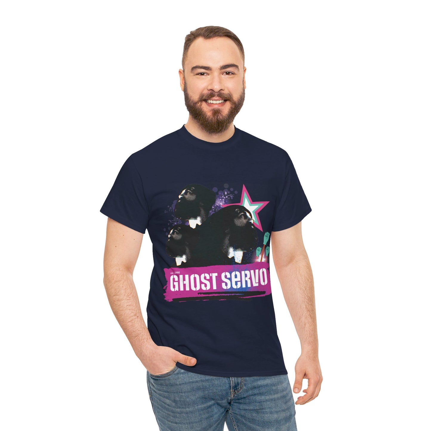 Ghost Servo Vanity Crew Neck Tee