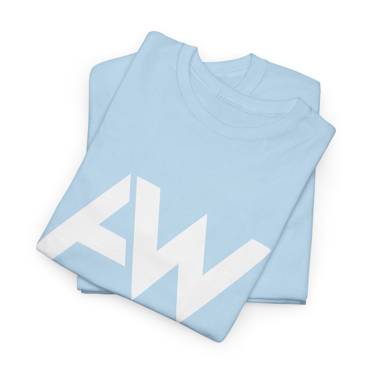 AW White Logo Crew Neck Tee