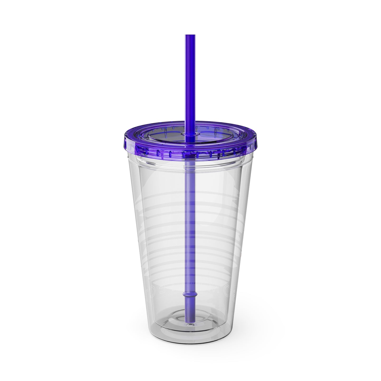 SOMNITECT Vaporwave Sunsplash Tumbler with Straw, 16oz