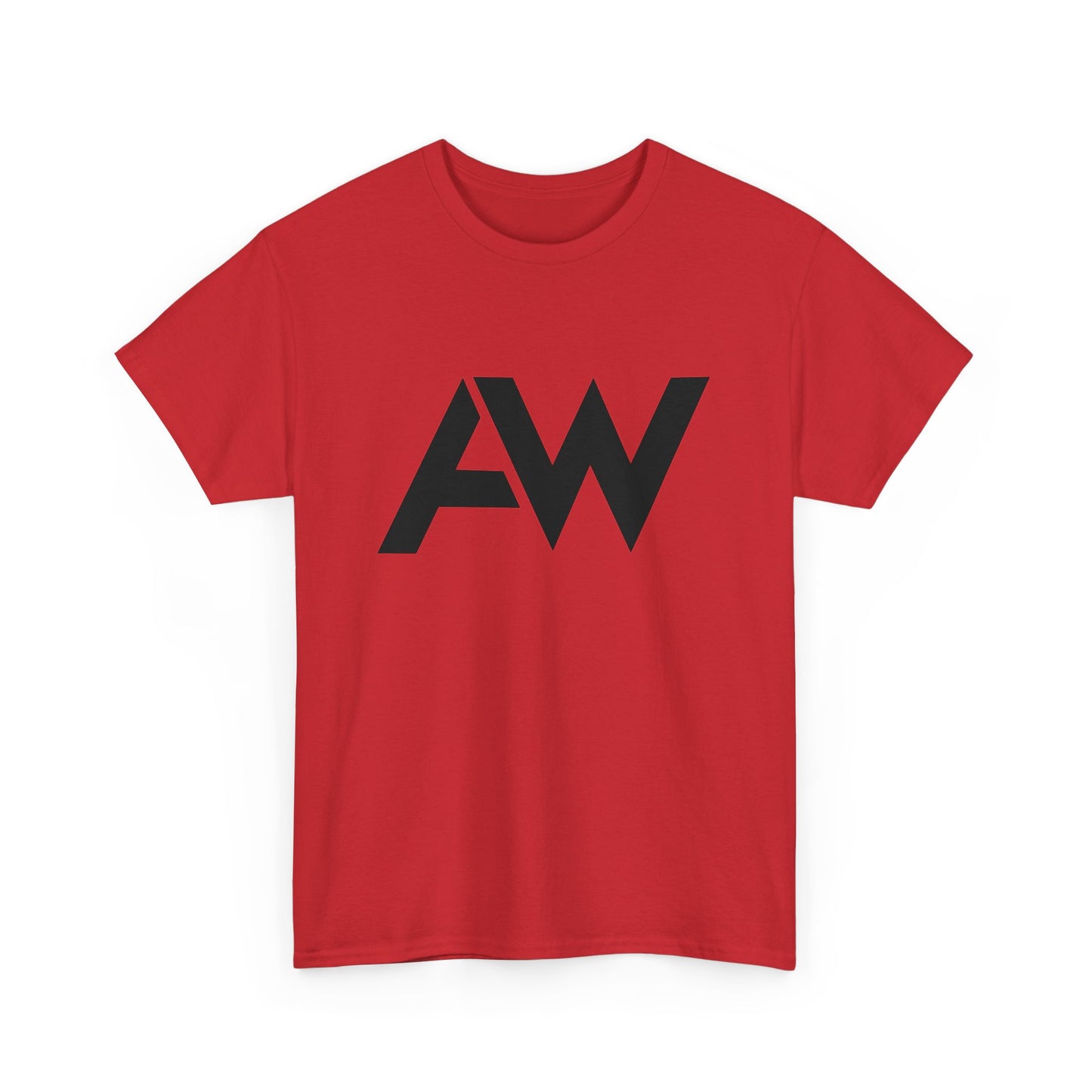 AW Black Logo Crew Neck Tee