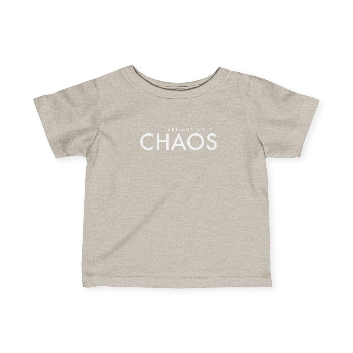 Artimus Wolz Chaos Baby Fine Jersey Tee (White Logo)