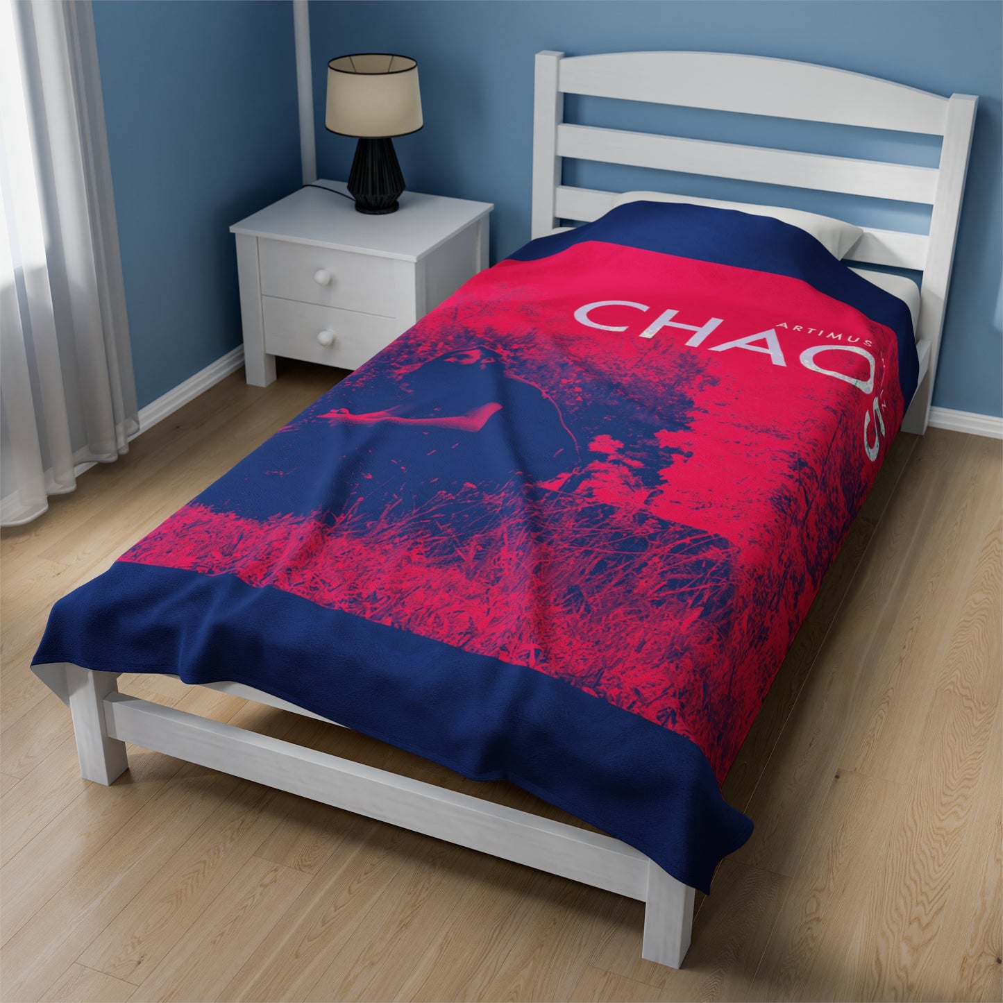 Artimus Wolz Chaos Velveteen Plush Blanket