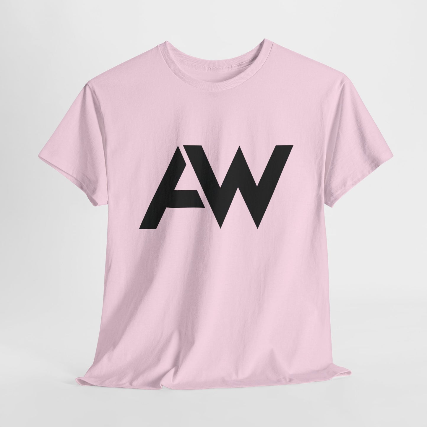 AW Black Logo Crew Neck Tee