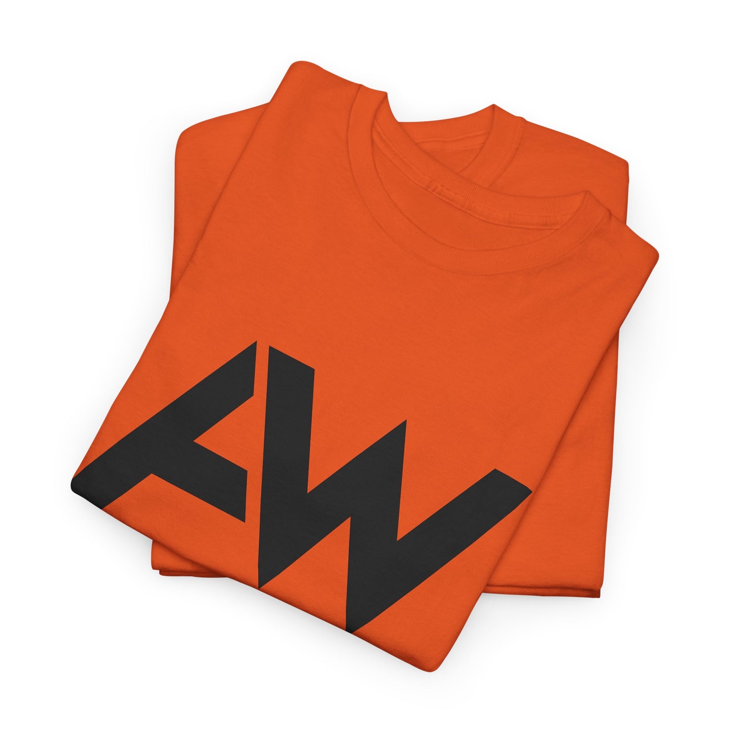 AW Black Logo Crew Neck Tee