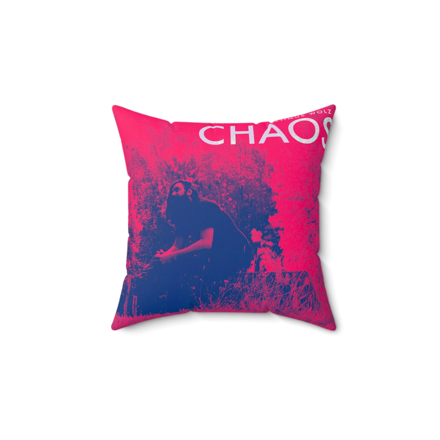 Artimus Wolz Chaos Spun Polyester Square Throw Pillow