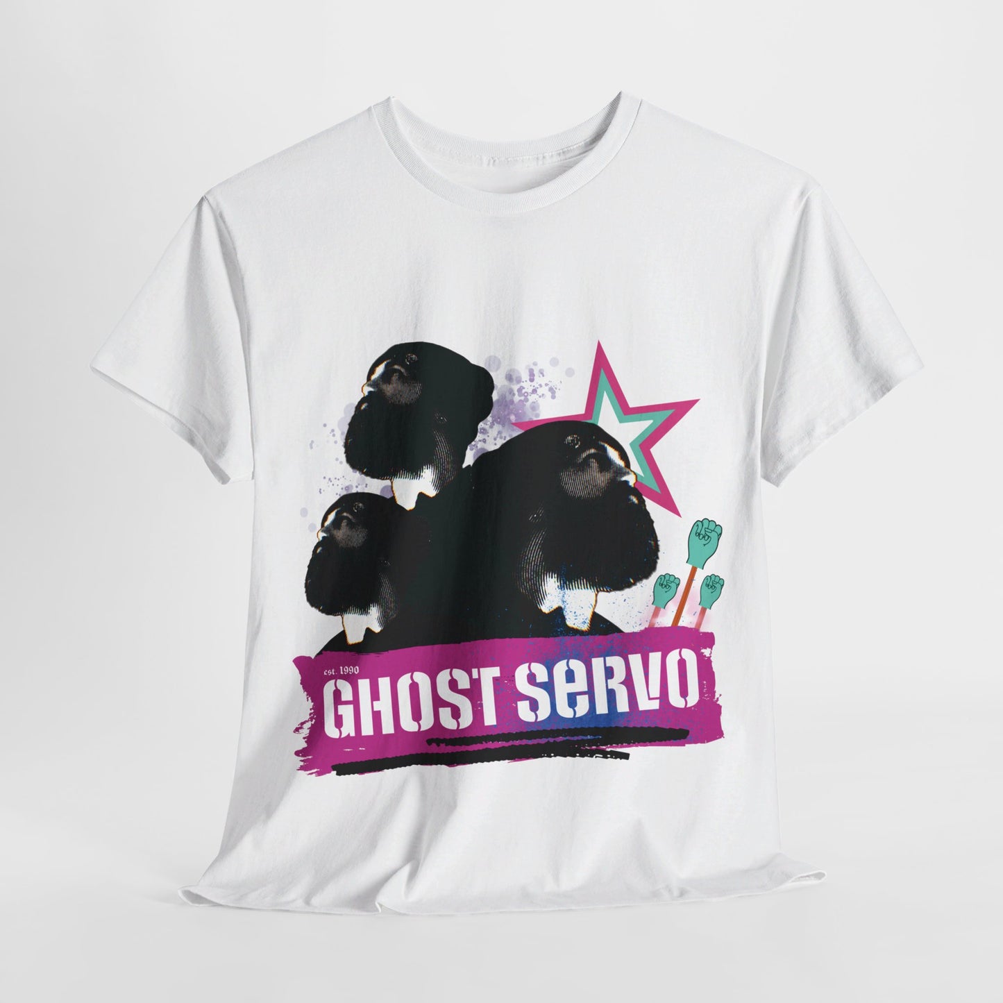 Ghost Servo Vanity Crew Neck Tee