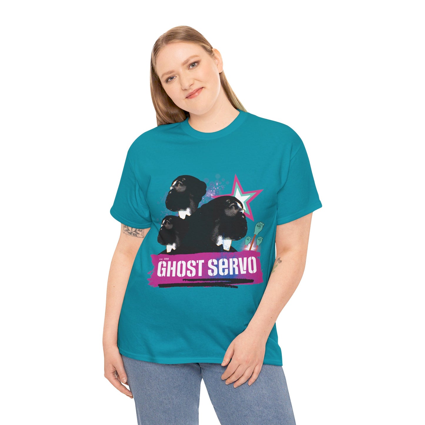 Ghost Servo Vanity Crew Neck Tee