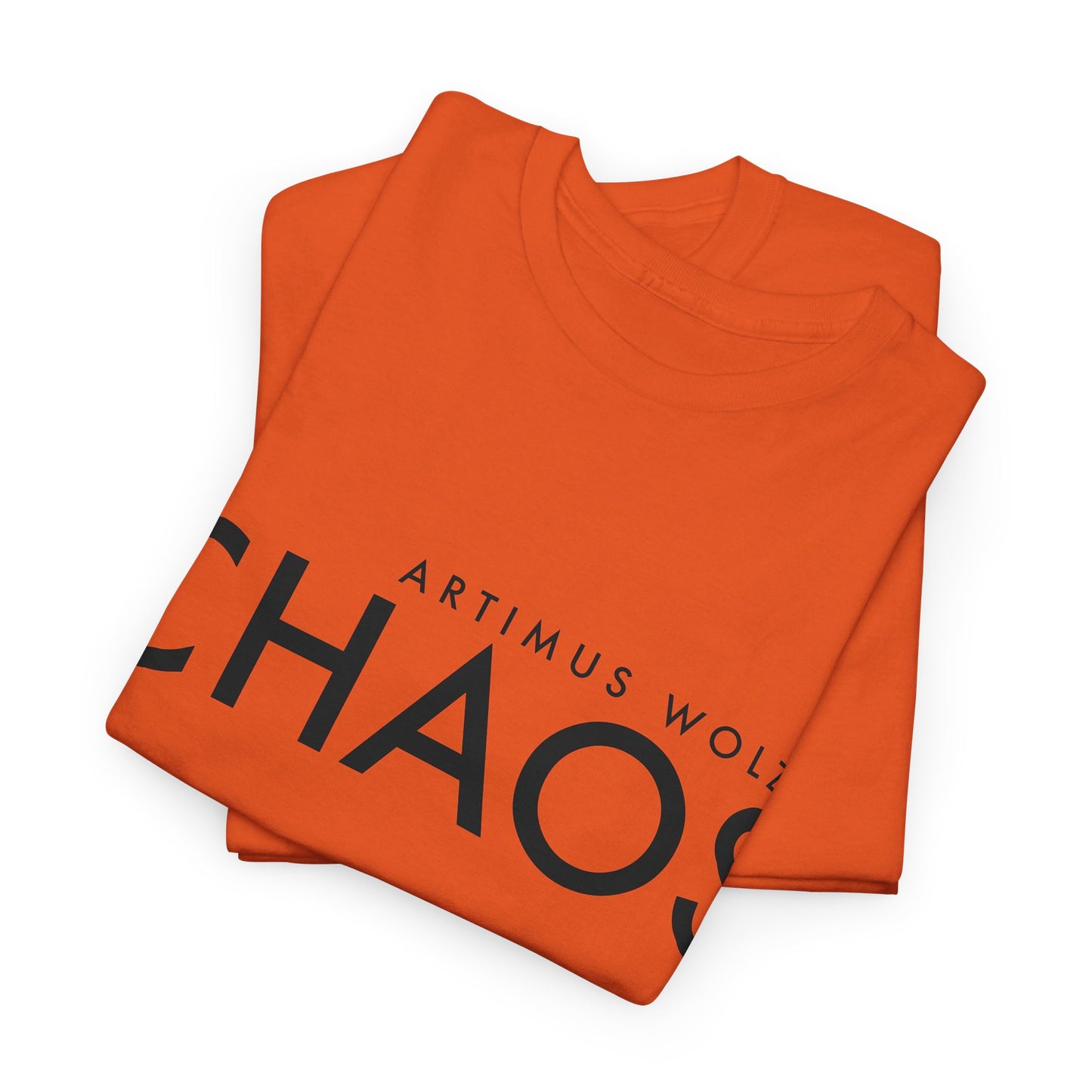 Chaos Black Logo Crew Neck Tee